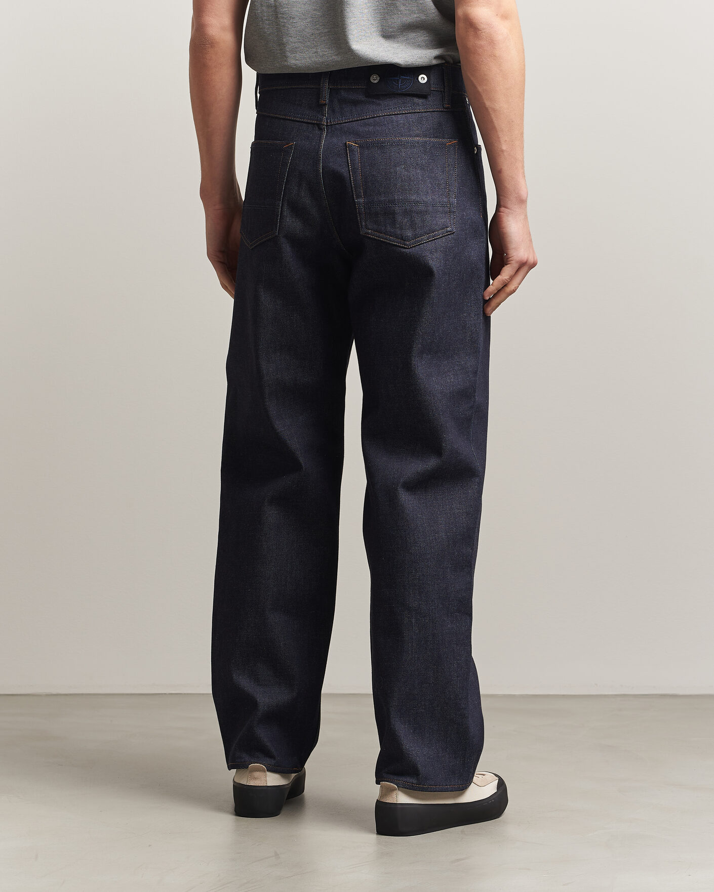 Herr | Jeans | Stone Island | Loose Fit Denim Jeans Blue Raw