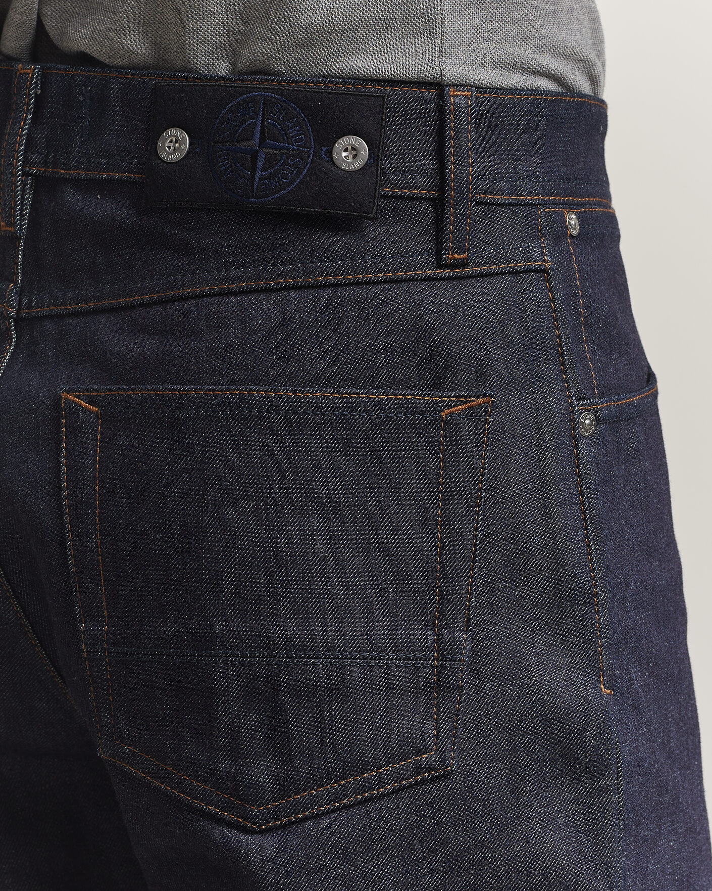 Herr | Jeans | Stone Island | Loose Fit Denim Jeans Blue Raw