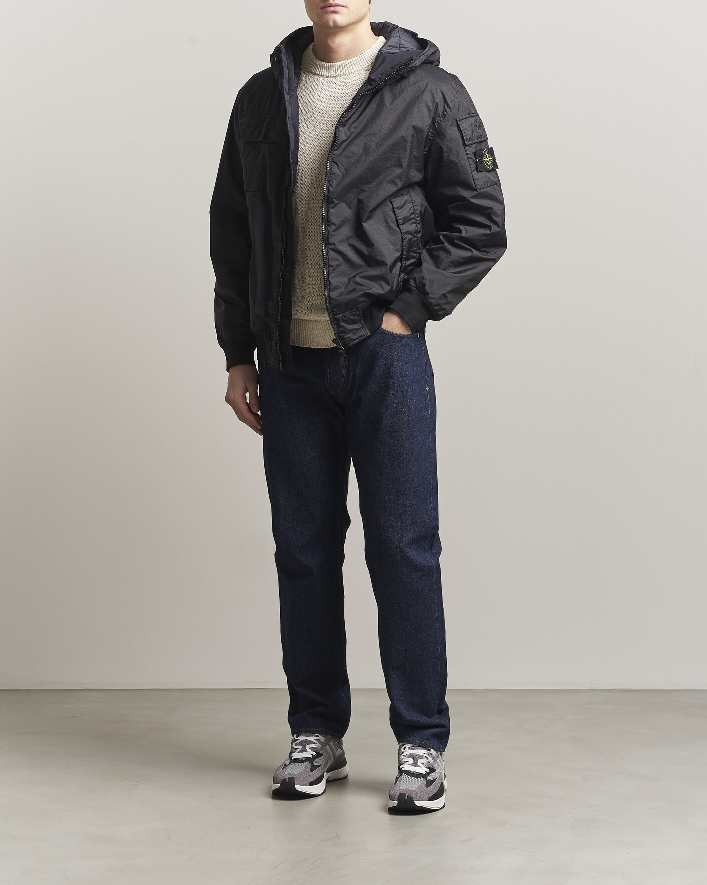 Herr | Jeans | Stone Island | Straight Fit Denim Jeans Blue Rinse