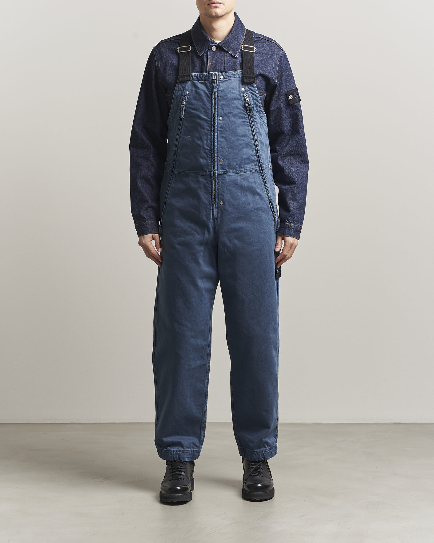 Herr | Skjortor | Stone Island | Denim Overall Indigo