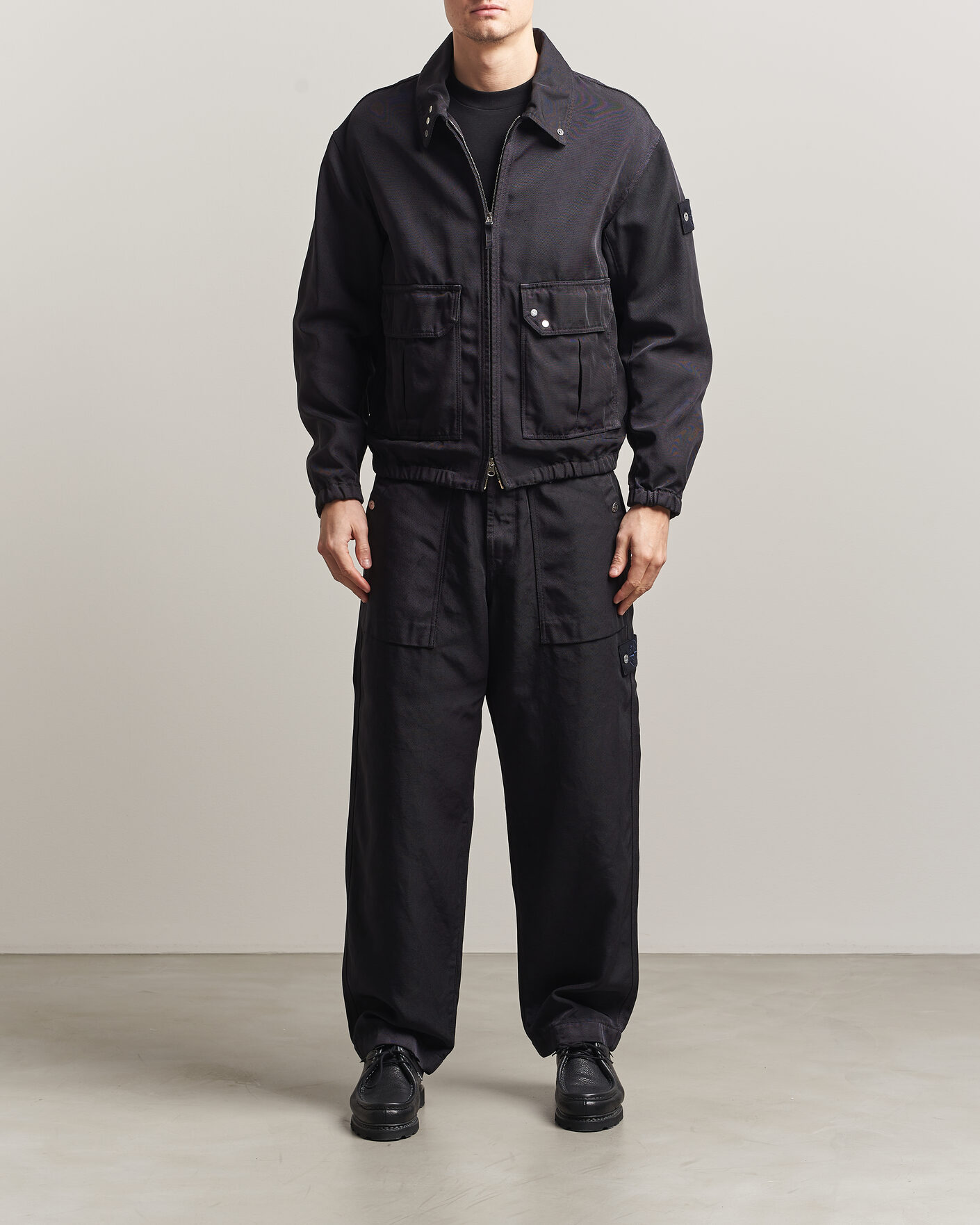 Herr | Byxor | Stone Island | Workwear Trousers Navy Blue