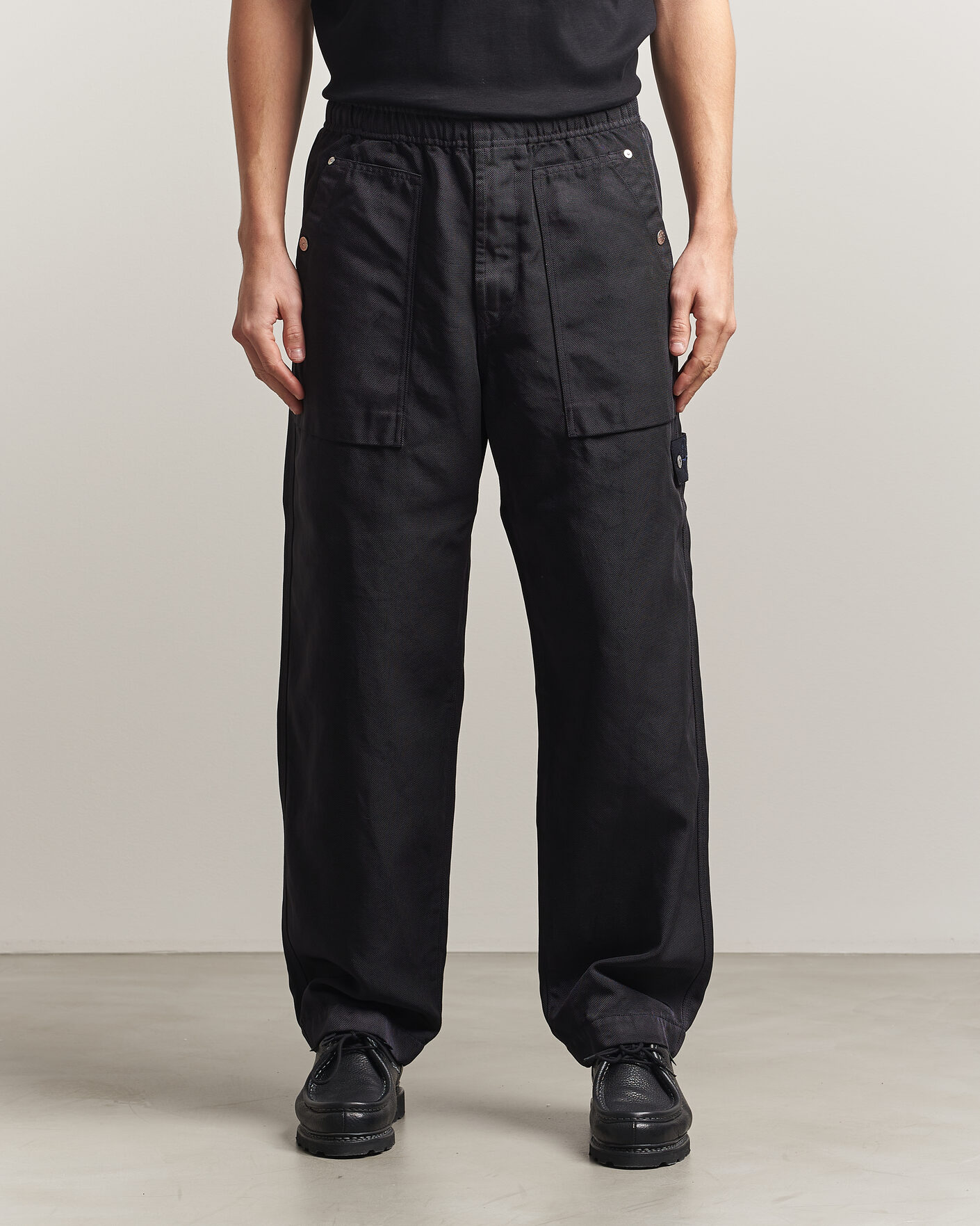 Herr | Byxor | Stone Island | Workwear Trousers Navy Blue