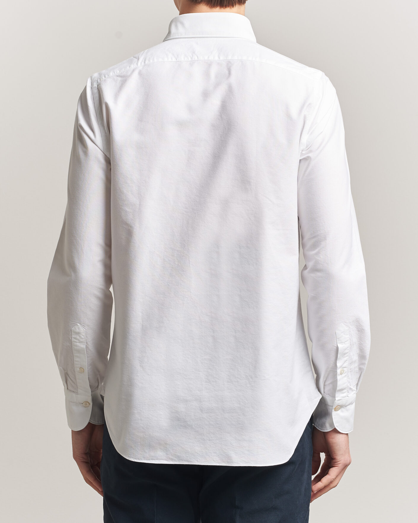 Herr | Skjortor | Finamore Napoli | Gaeta Oxford Button Down Shirt White