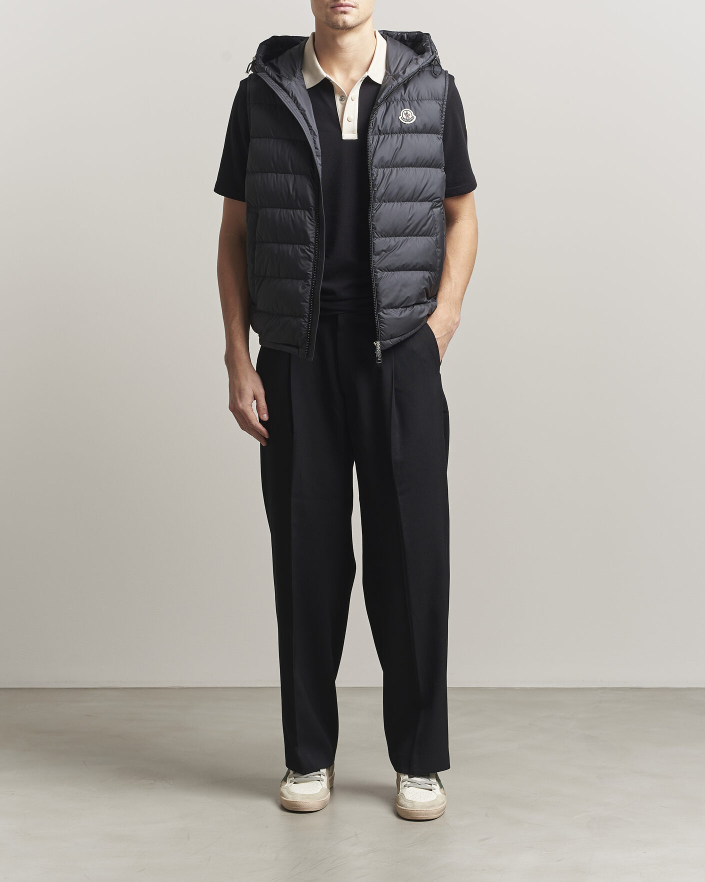 Herr | Västar | Moncler | Marseillan Hooded Down Vest Black
