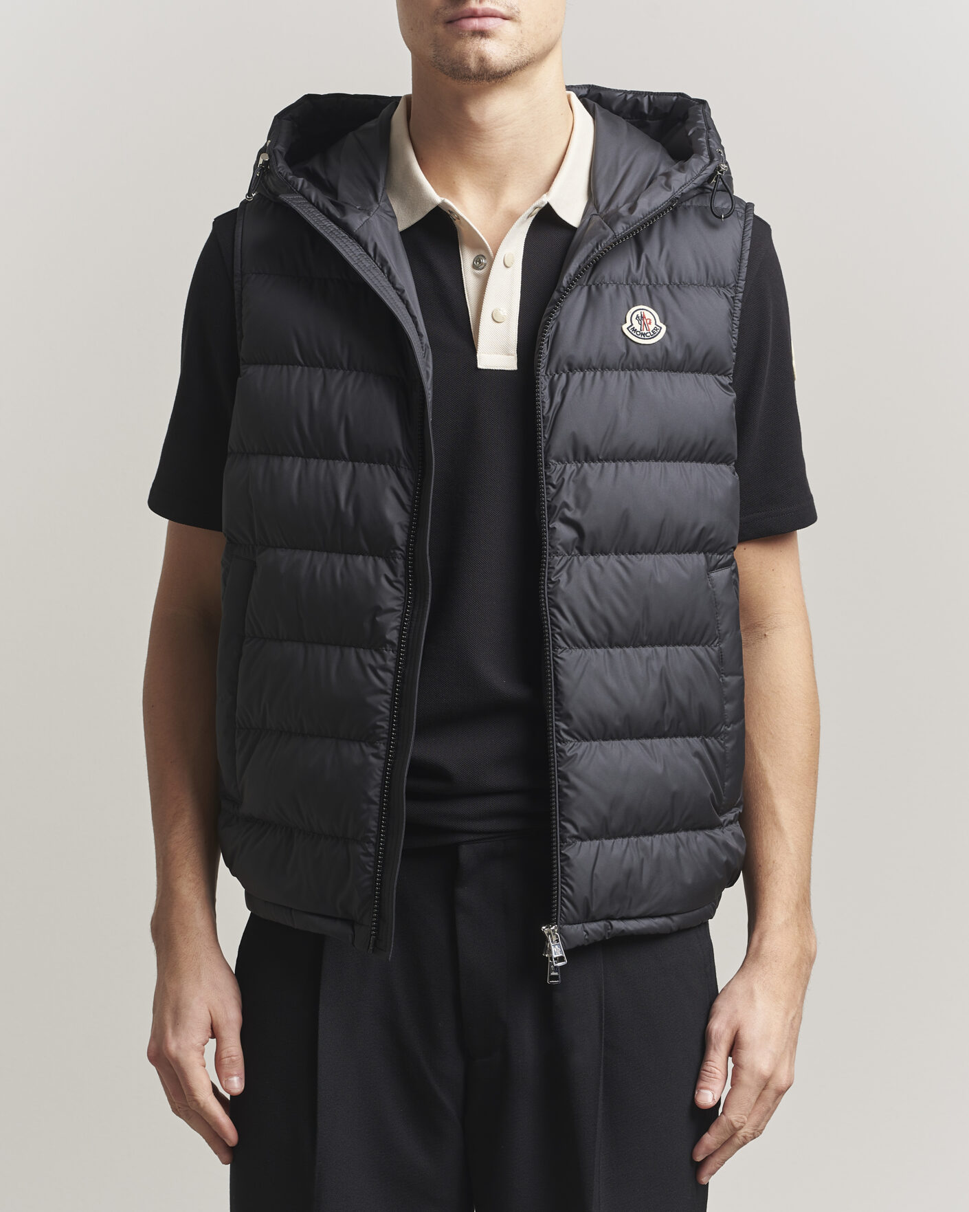Herr | Västar | Moncler | Marseillan Hooded Down Vest Black