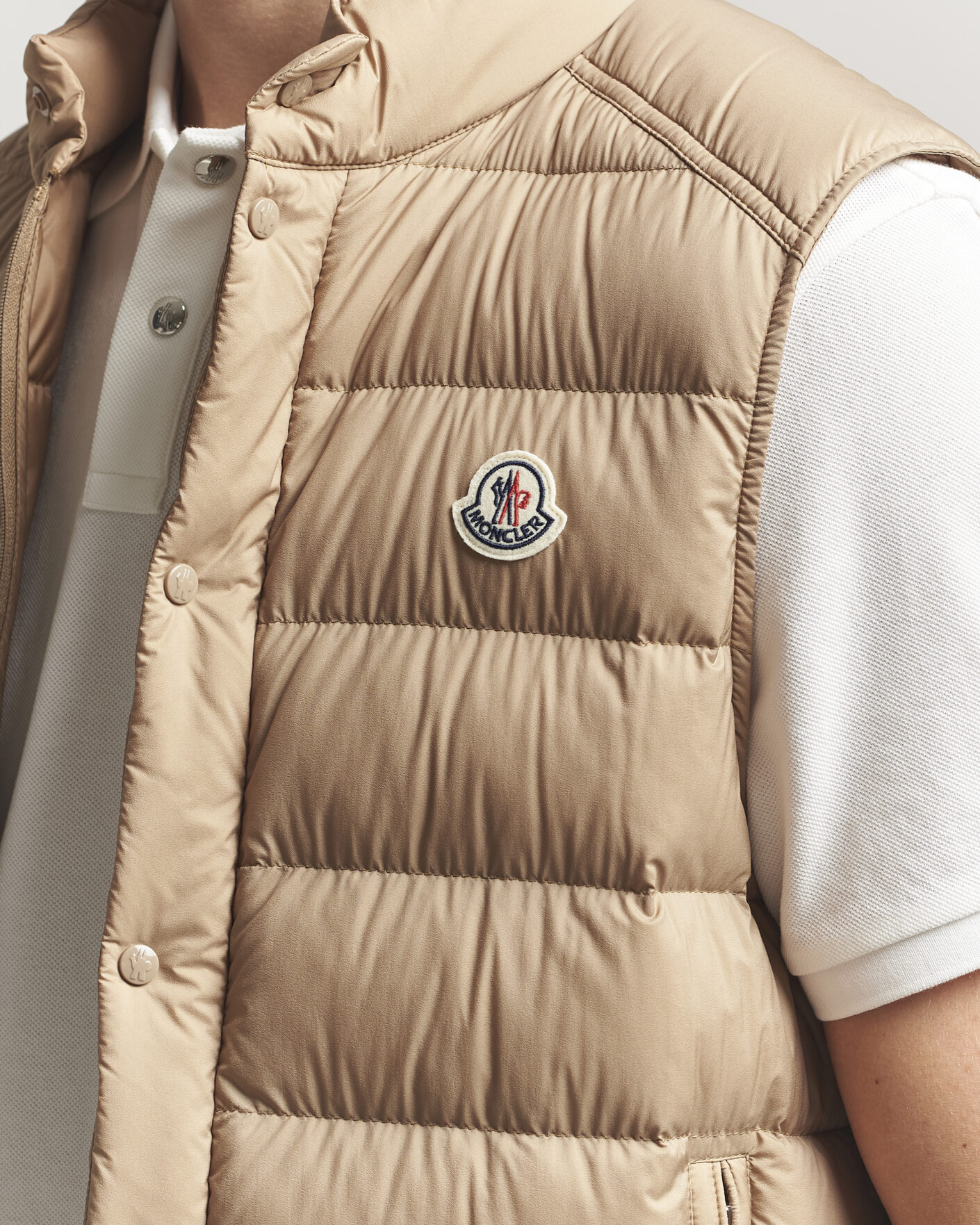 Herr | Västar | Moncler | Barthe Down Vest Tan