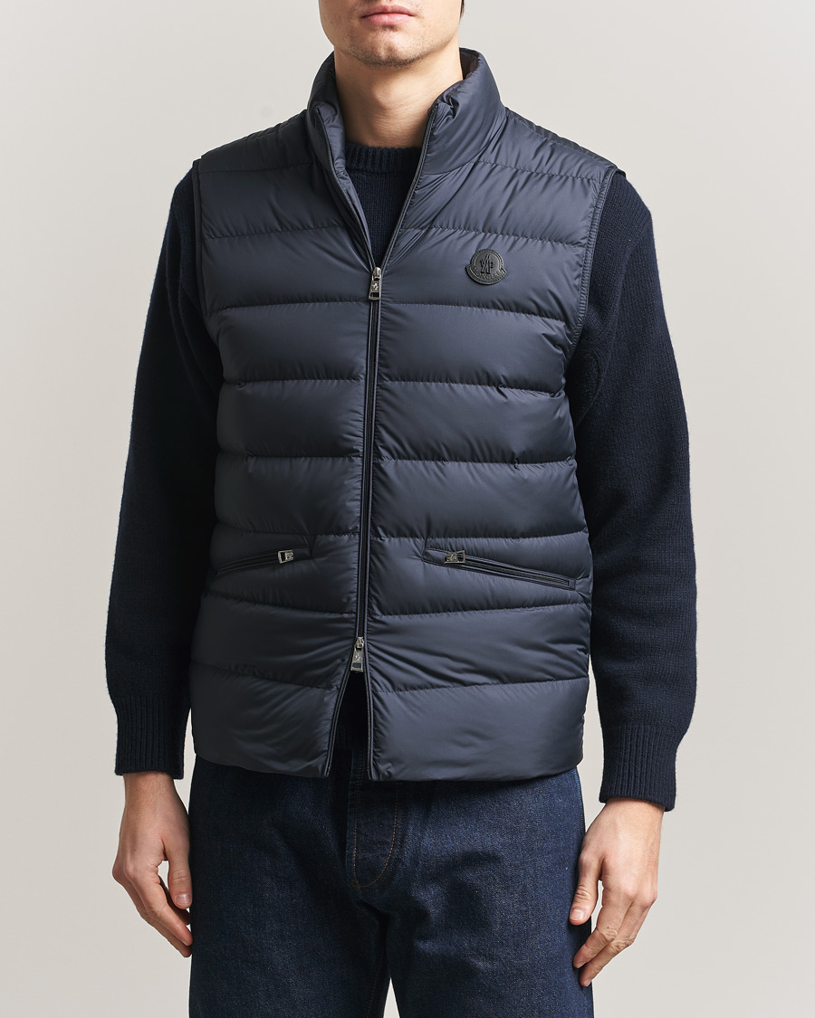 Herr | Västar | Moncler | Lechtal Down Vest Navy