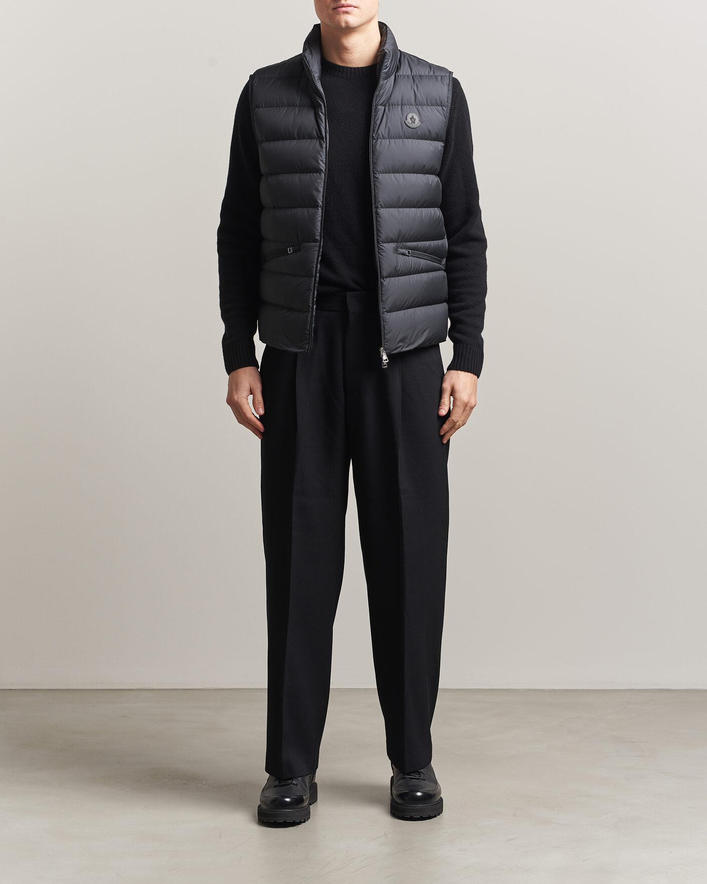 Herr | Västar | Moncler | Lechtal Down Vest Black