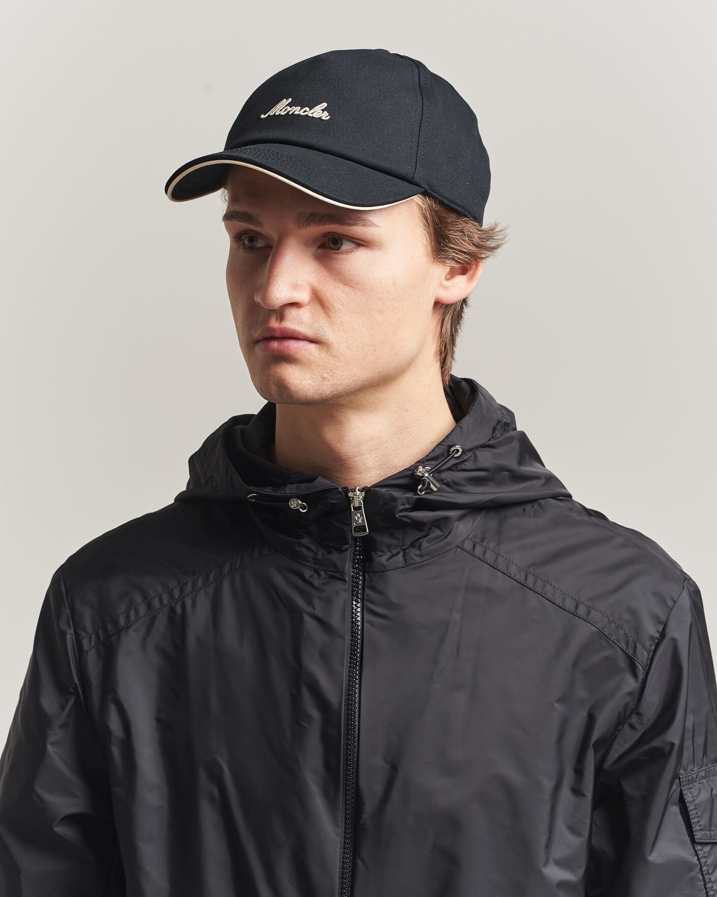 Herr | Hattar & kepsar | Moncler | Signature Baseball Cap Black