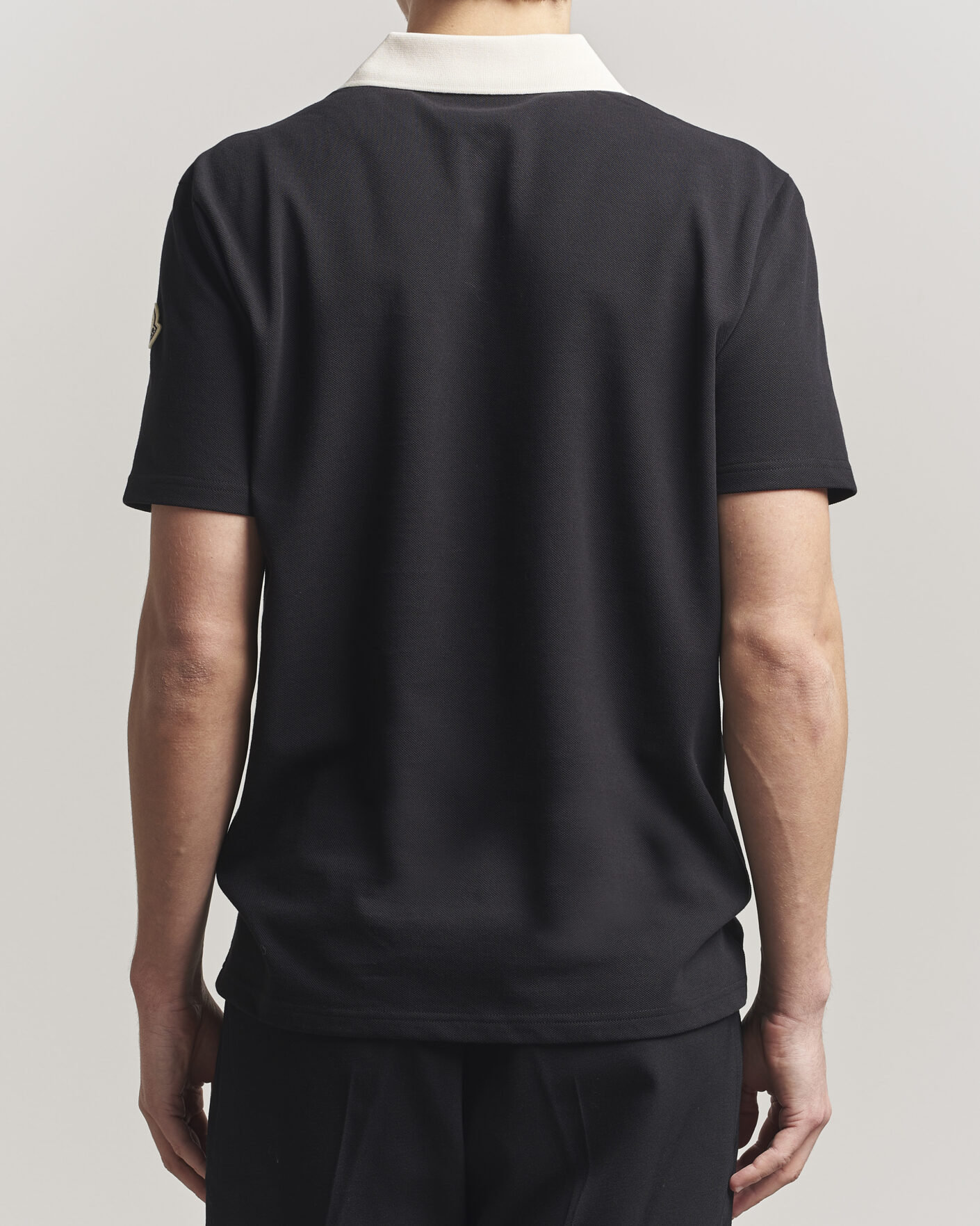 Herr | Pikéer | Moncler | Signature Logo Polo Black