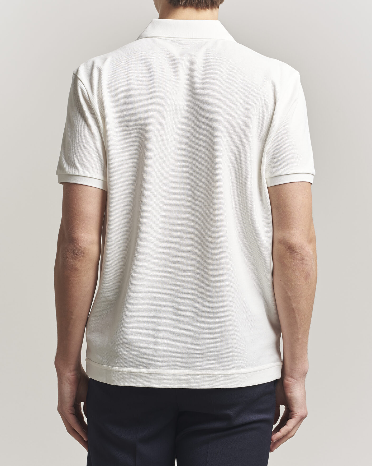 Herr | Pikéer | Moncler | Luxury Logo Polo Off White