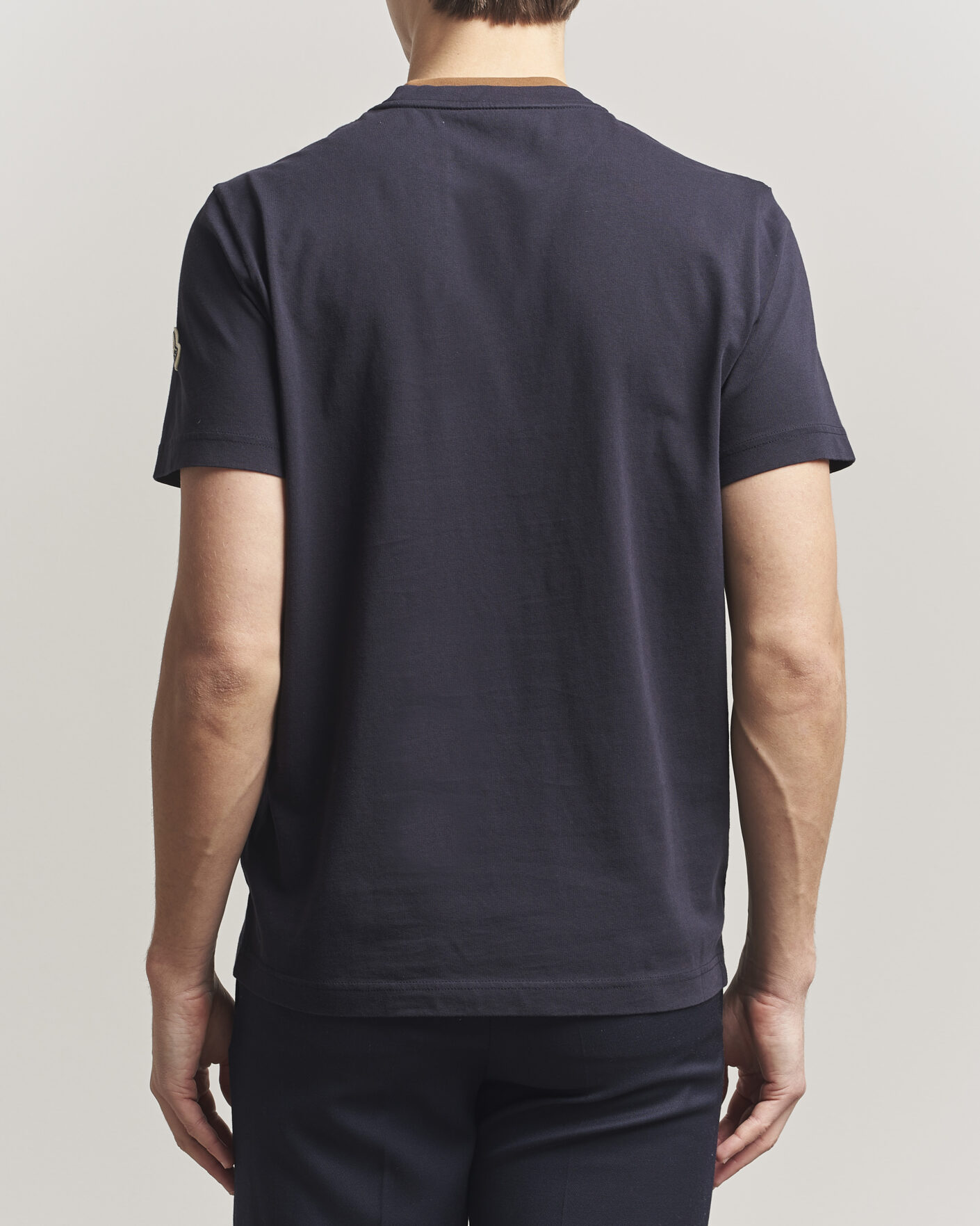 Herr | T-Shirts | Moncler | Signature Logo T-Shirt Navy