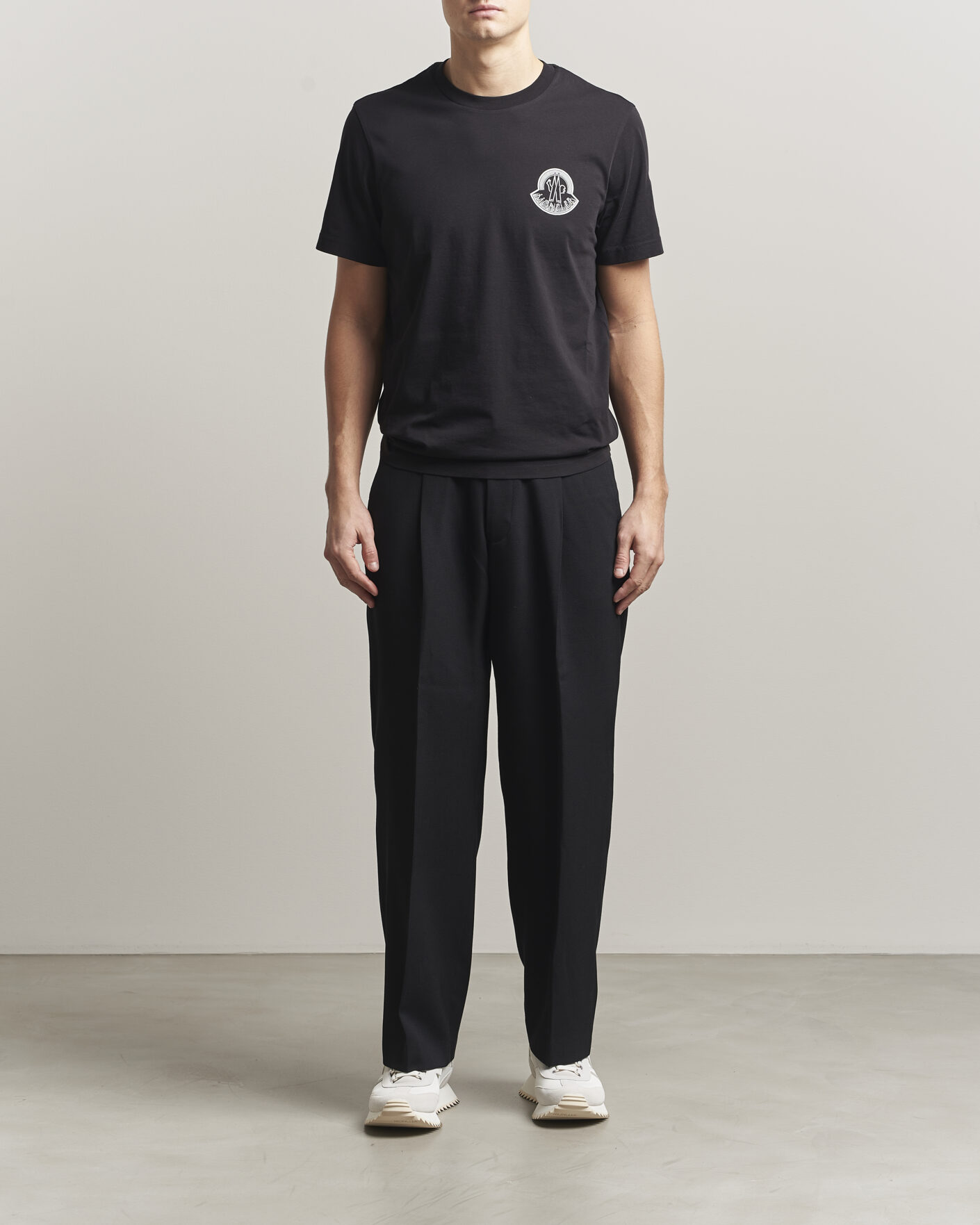 Herr | T-Shirts | Moncler | 3D Logo T-Shirt Black