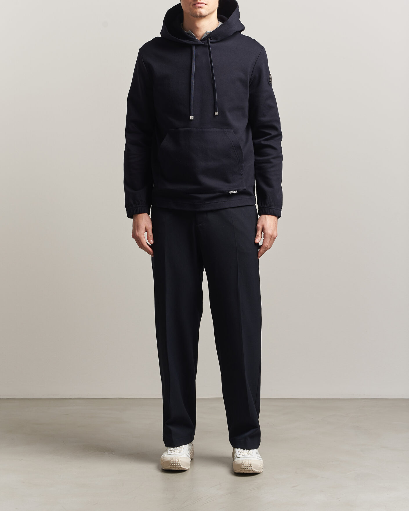 Herr | Tröjor | Moncler | Luxury Sweat Hoodie Navy