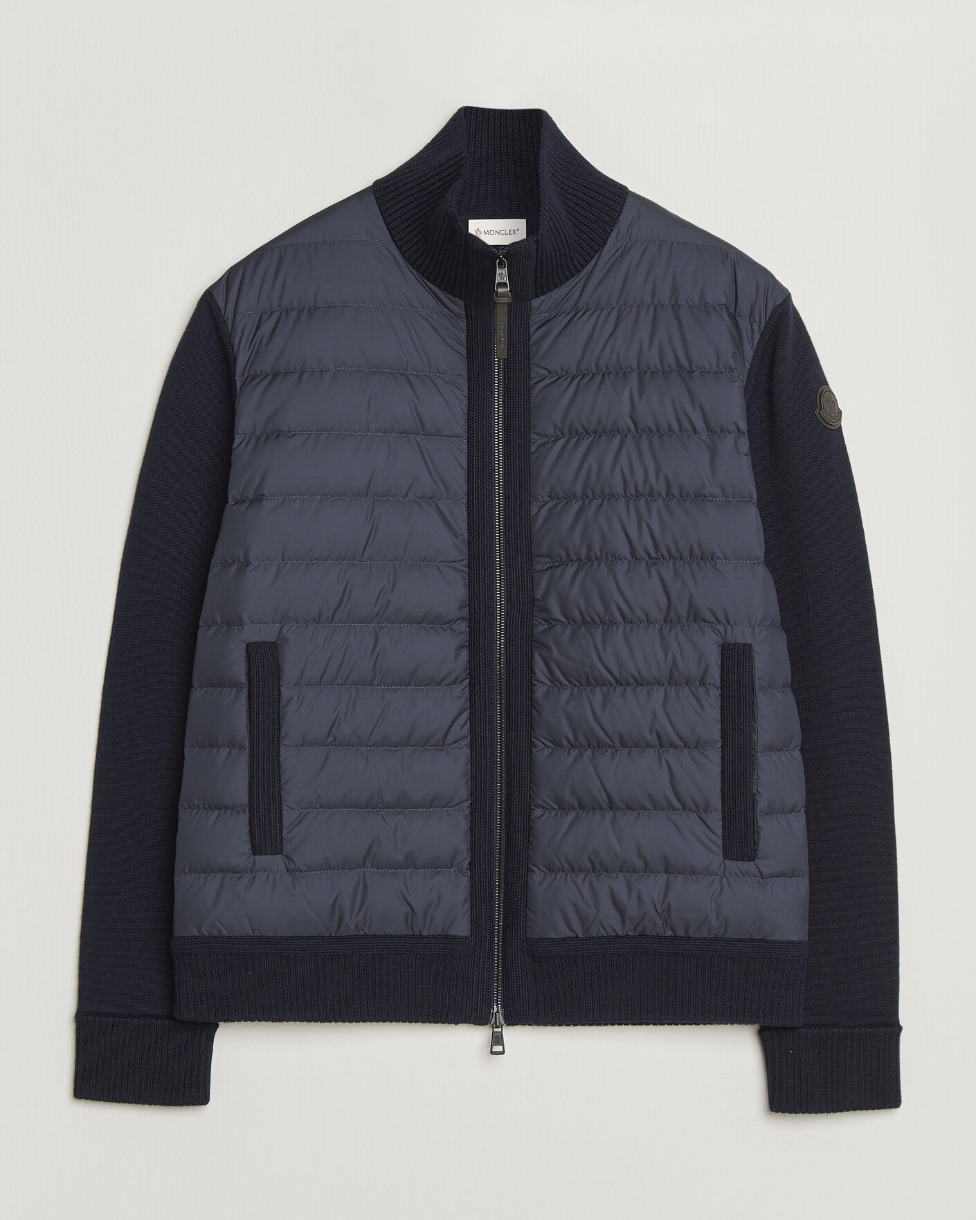 Herr | Jackor | Moncler | Luxury Hybrid Zip Cardigan Navy