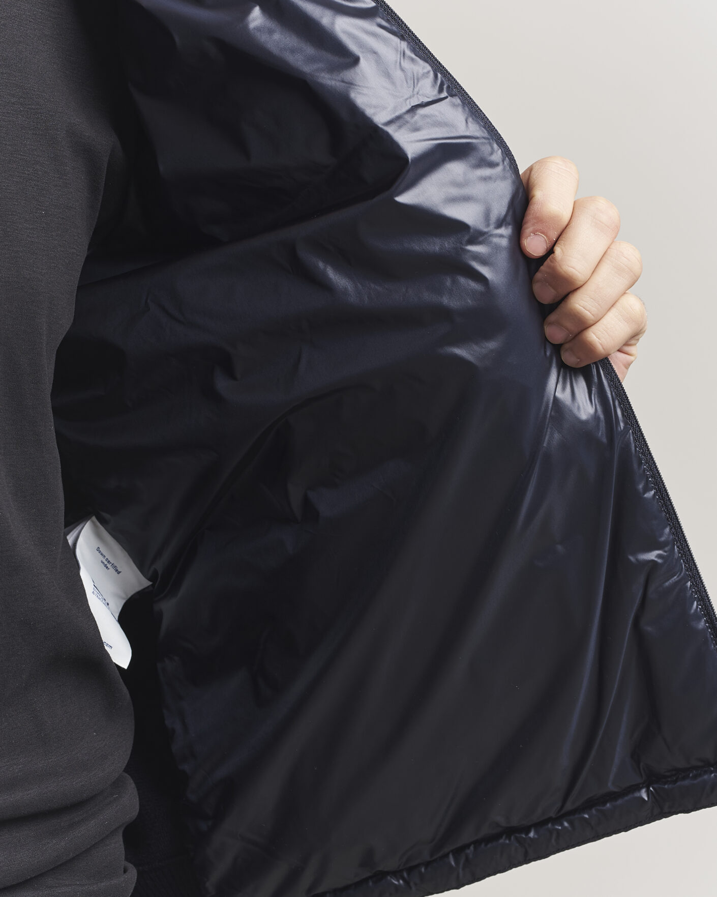 Herr | Jackor | Moncler | Hybrid Laque Zip Cardigan Navy