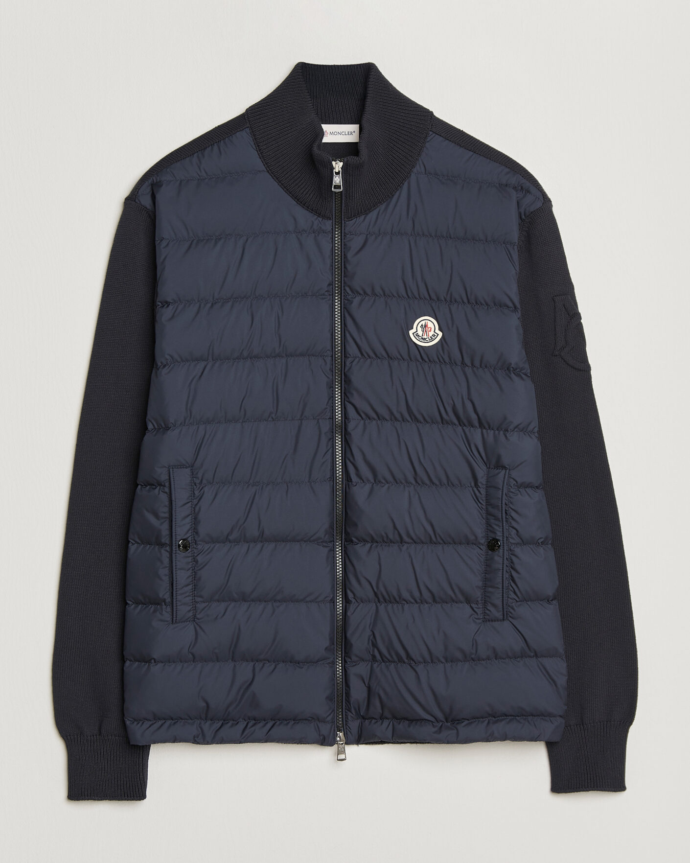 Herr | Jackor | Moncler | Hybrid Zip Cardigan Navy