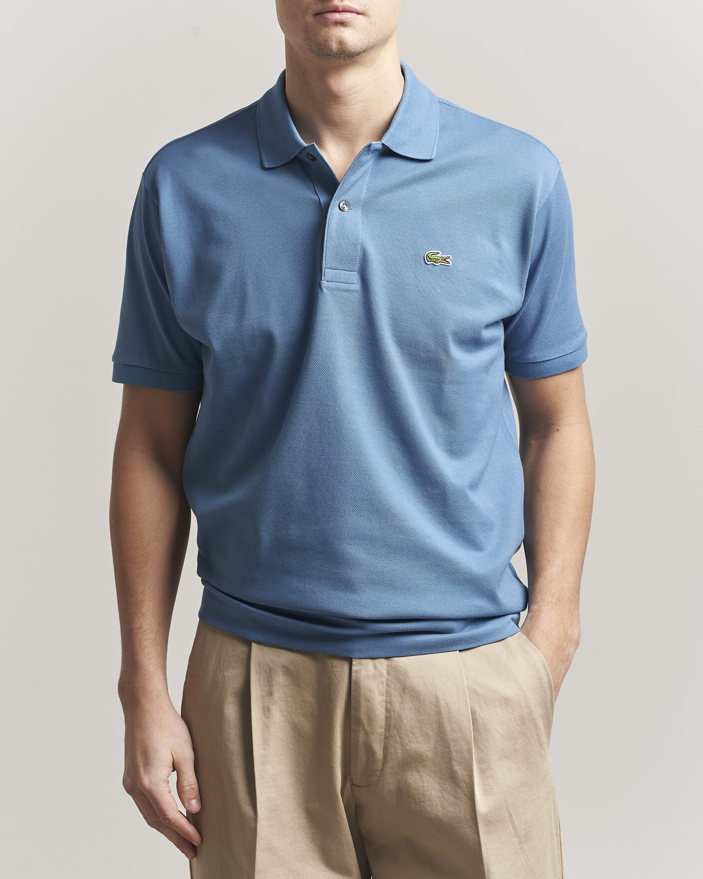 Herr | Pikéer | Lacoste | Original Polo Piké Abyss Blue