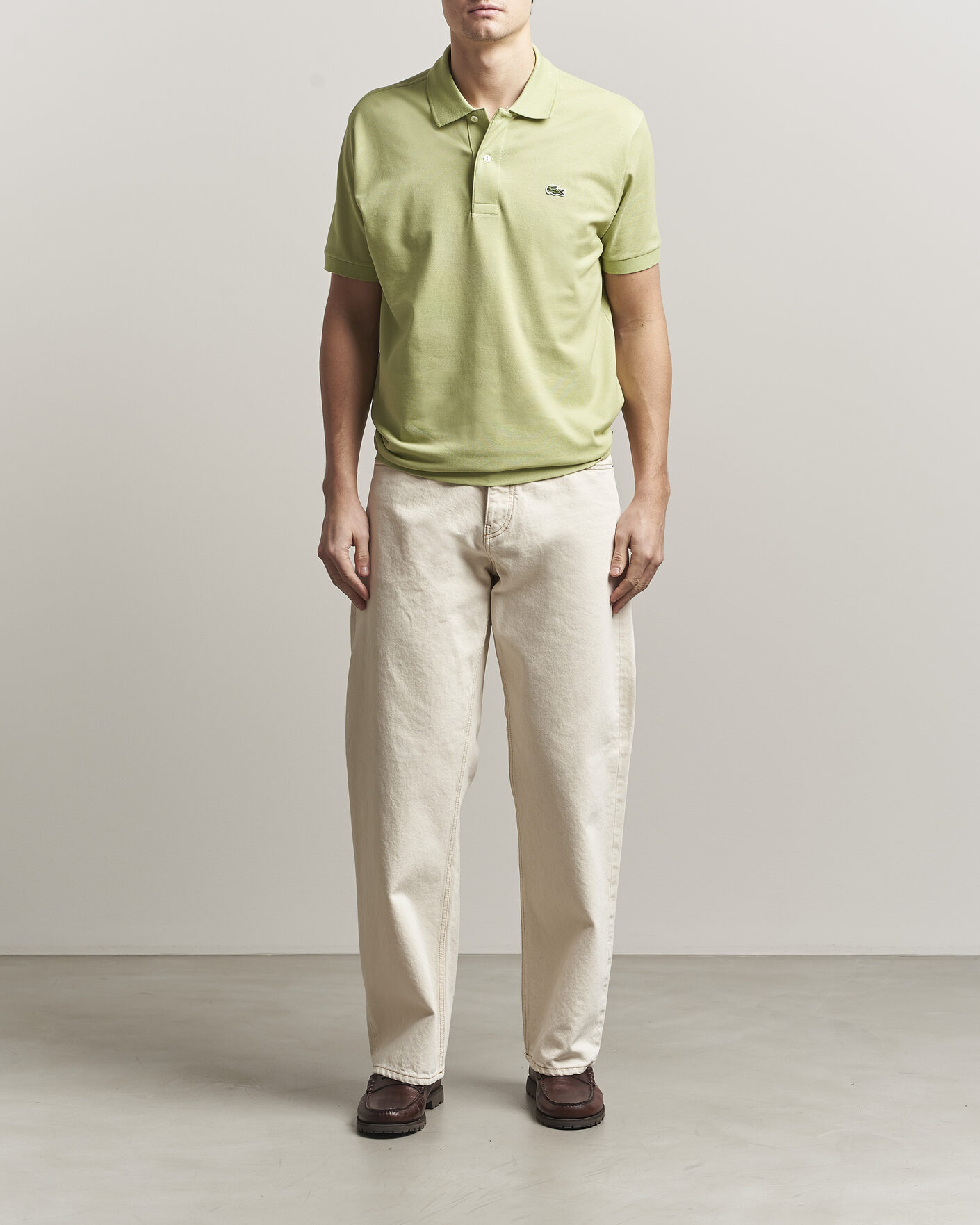 Herr | Pikéer | Lacoste | Original Polo Piké Birch Green