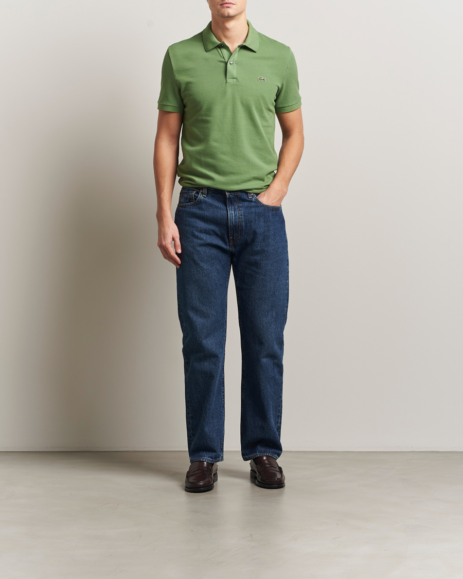 Herr | Pikéer | Lacoste | Slim Fit Polo Piké Lettuce