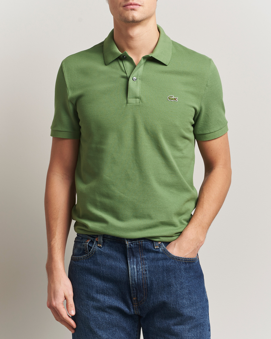 Herr | Pikéer | Lacoste | Slim Fit Polo Piké Lettuce