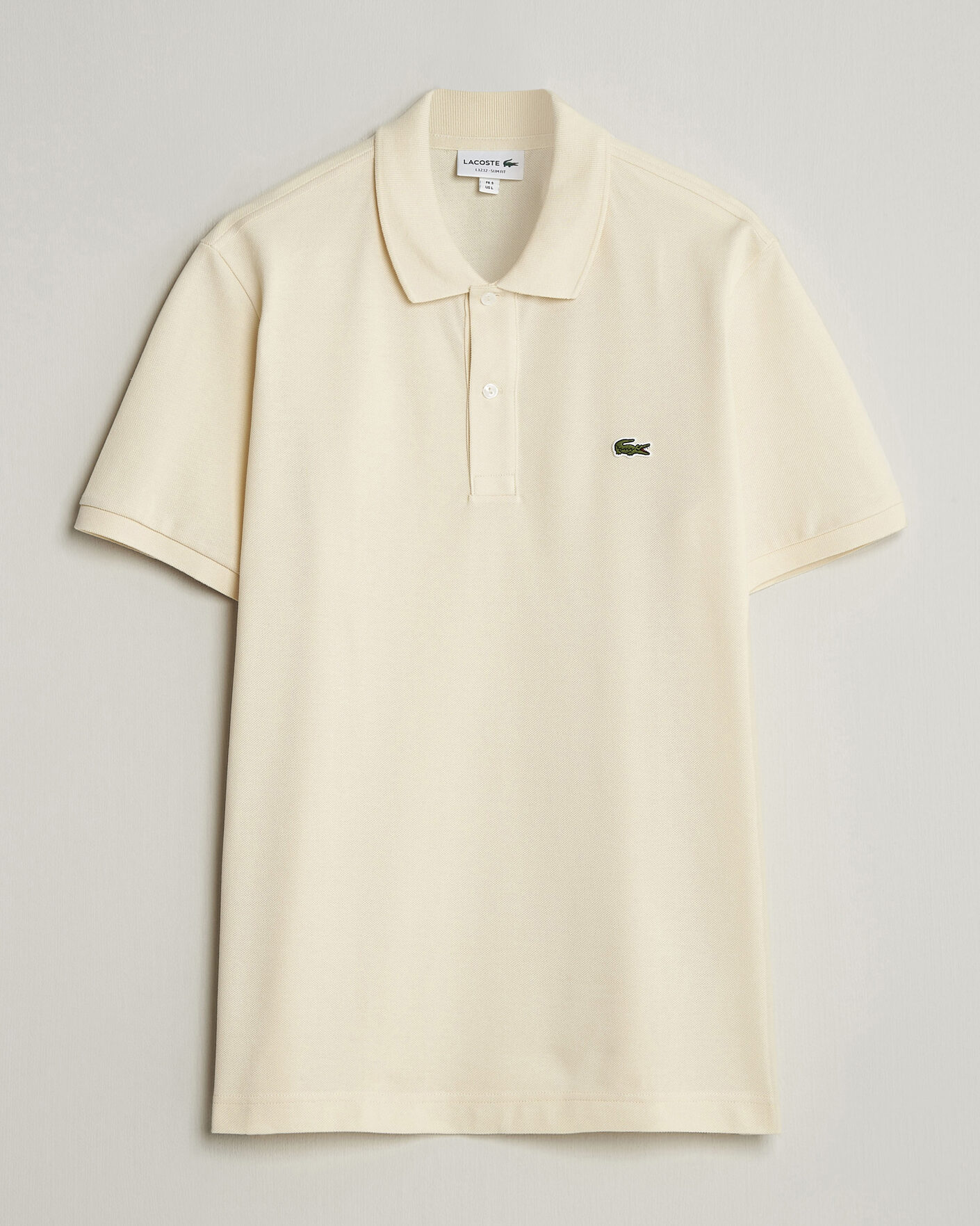 Herr | Pikéer | Lacoste | Slim Fit Polo Piké Naturel Clair