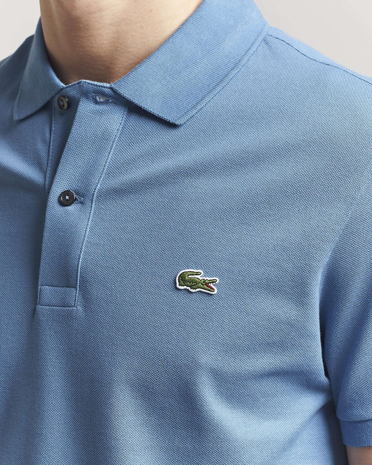 Herr | Pikéer | Lacoste | Slim Fit Polo Piké Abyss Blue
