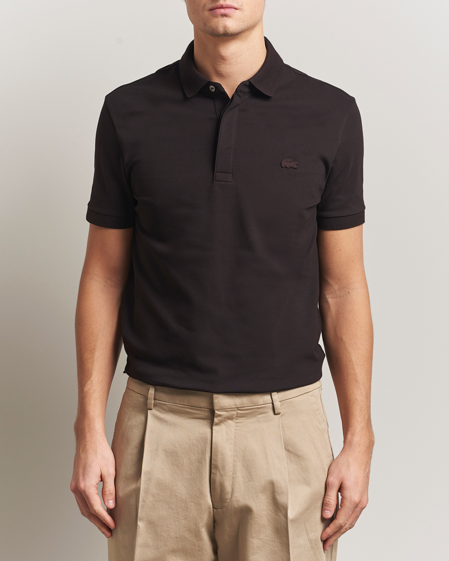 Herr | Pikéer | Lacoste | Paris Polo Piké Buffle Brown