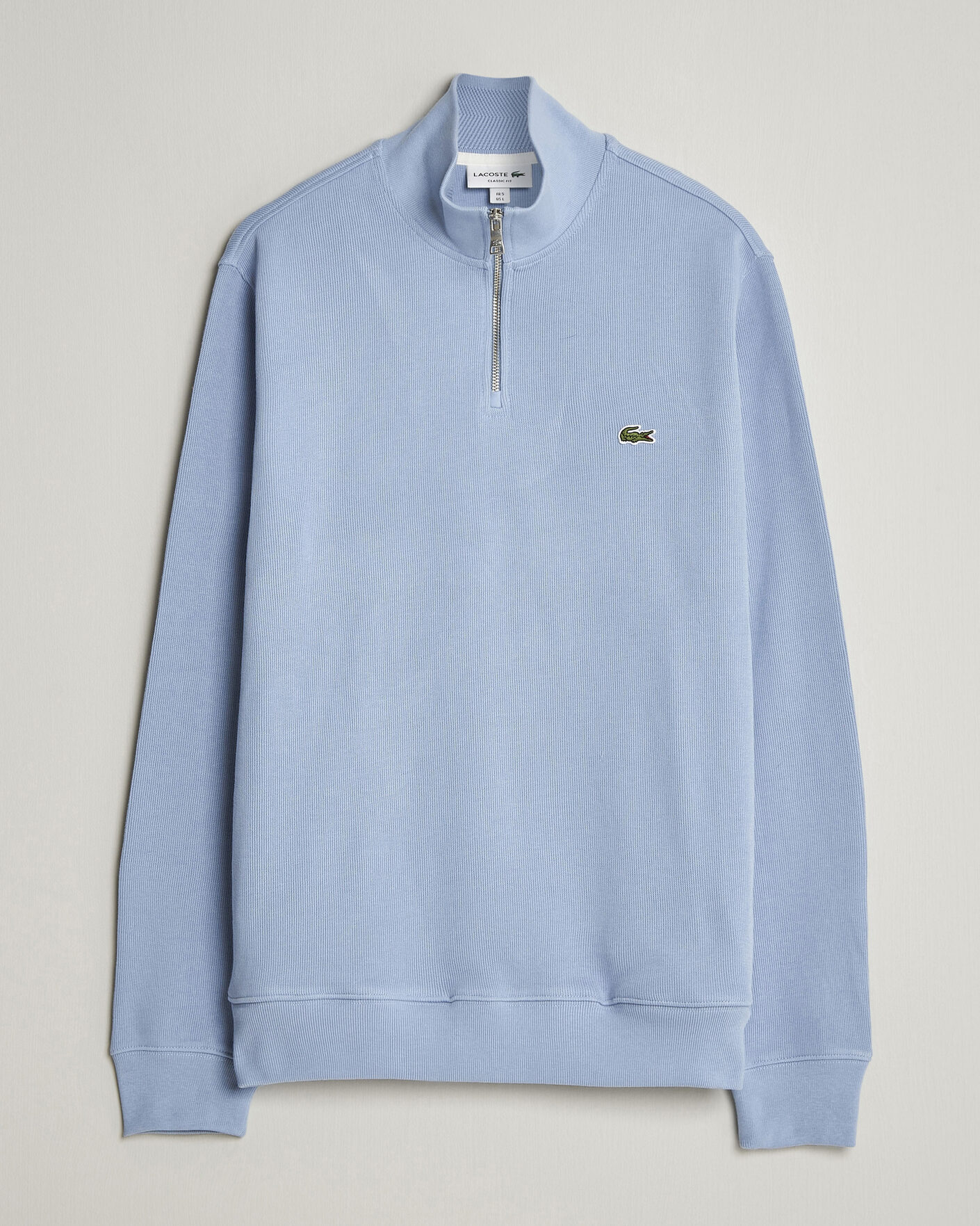 Herr | Tröjor | Lacoste | Rib Interlock Half Zip Aphylla Blue