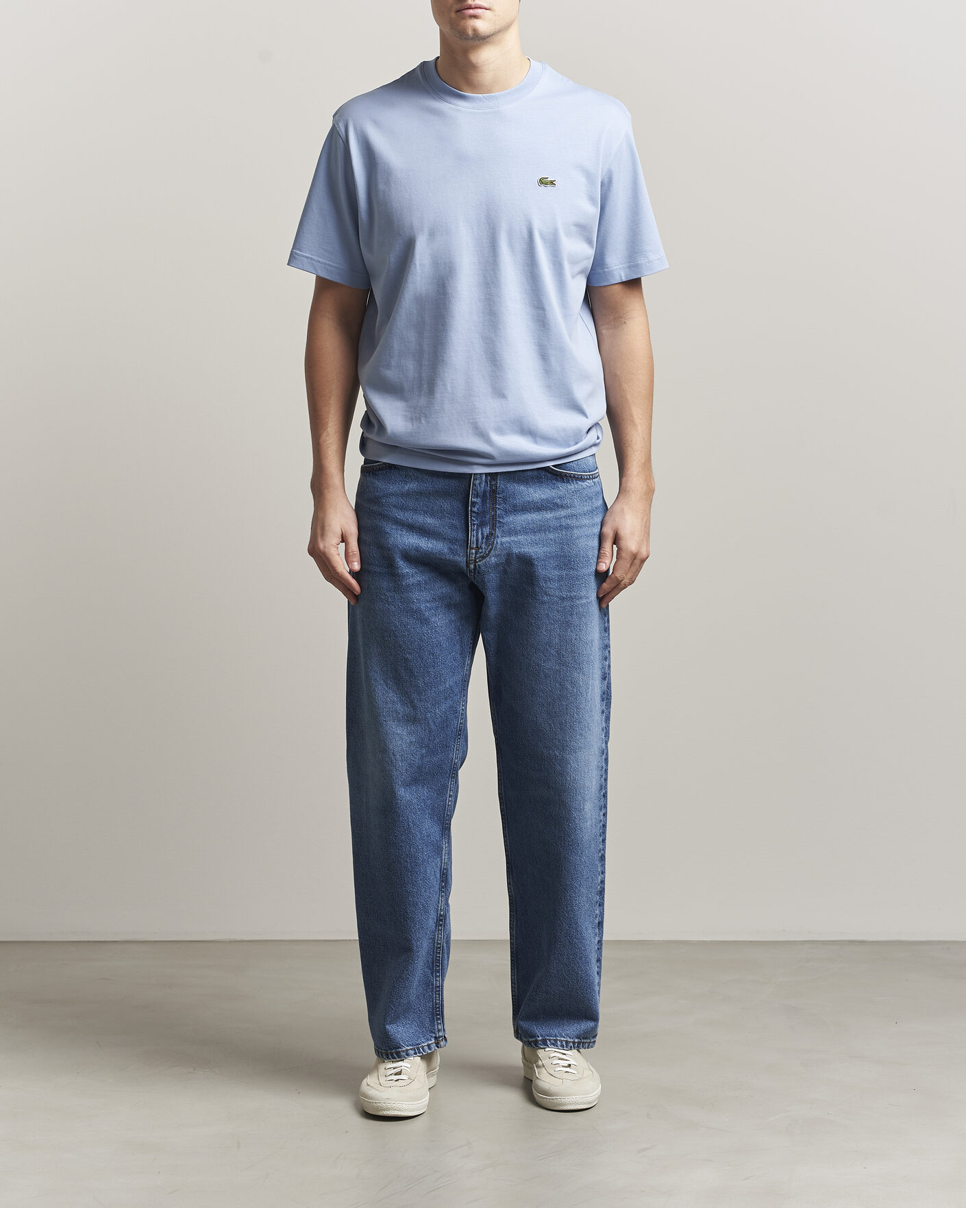 Herr | T-Shirts | Lacoste | Crew Neck T-Shirt Aphylla Blue