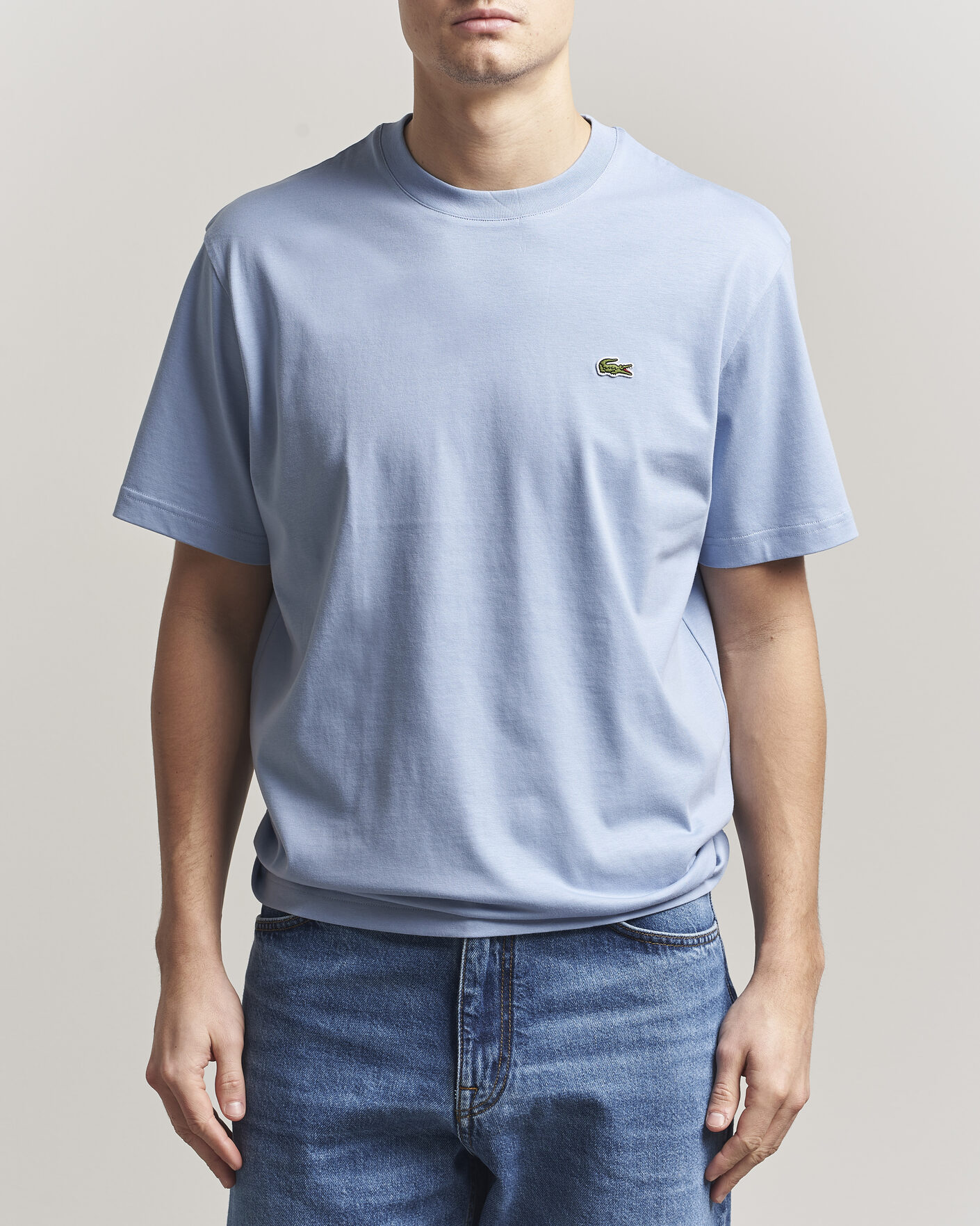 Herr | T-Shirts | Lacoste | Crew Neck T-Shirt Aphylla Blue