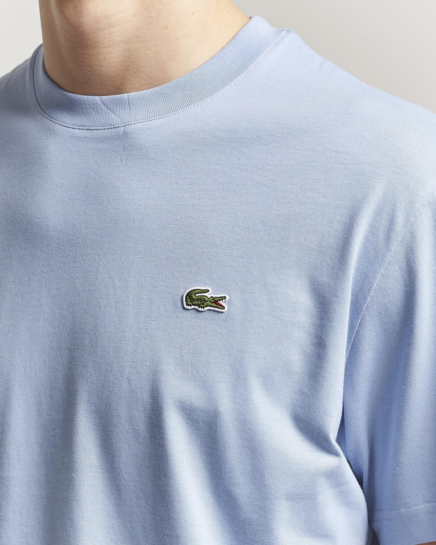 Herr | T-Shirts | Lacoste | Crew Neck T-Shirt Aphylla Blue