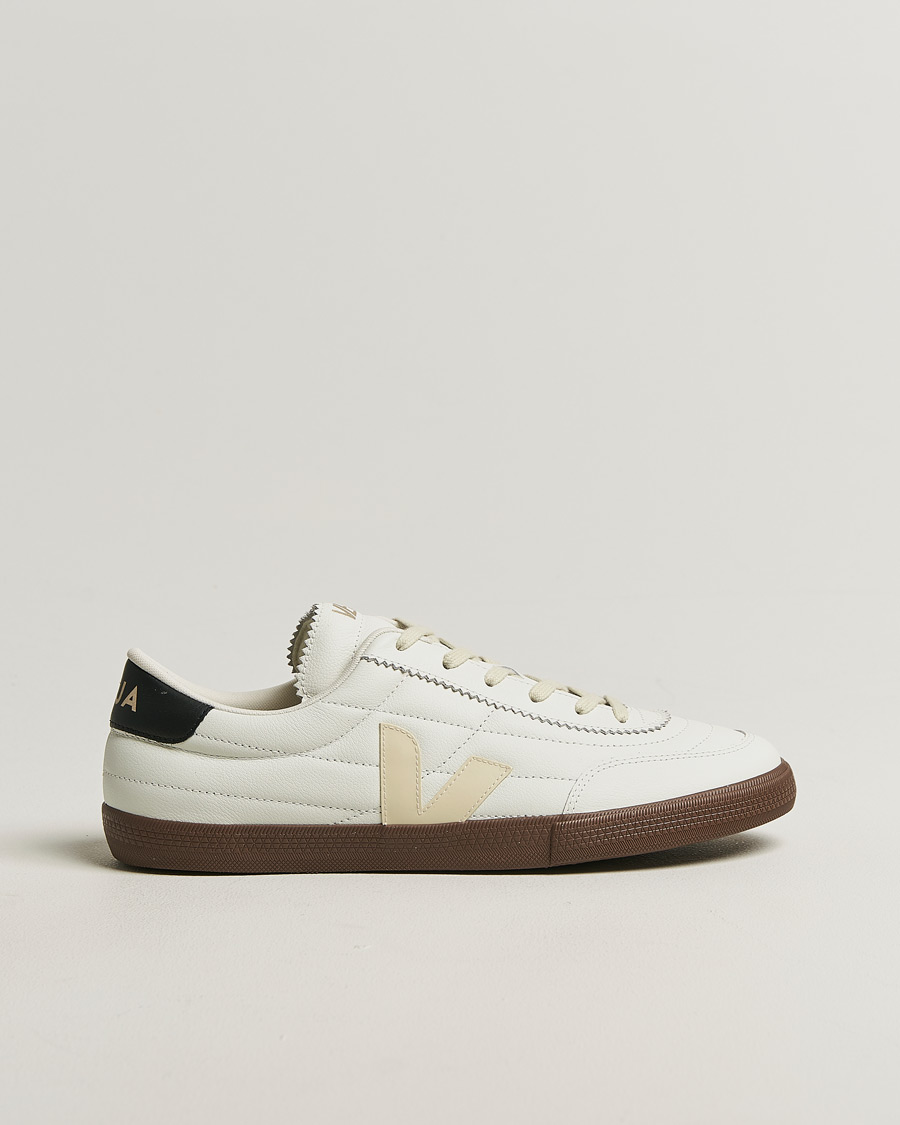 Herr | Sneakers | Veja | Panenka Leather Sneaker White/Black Bark