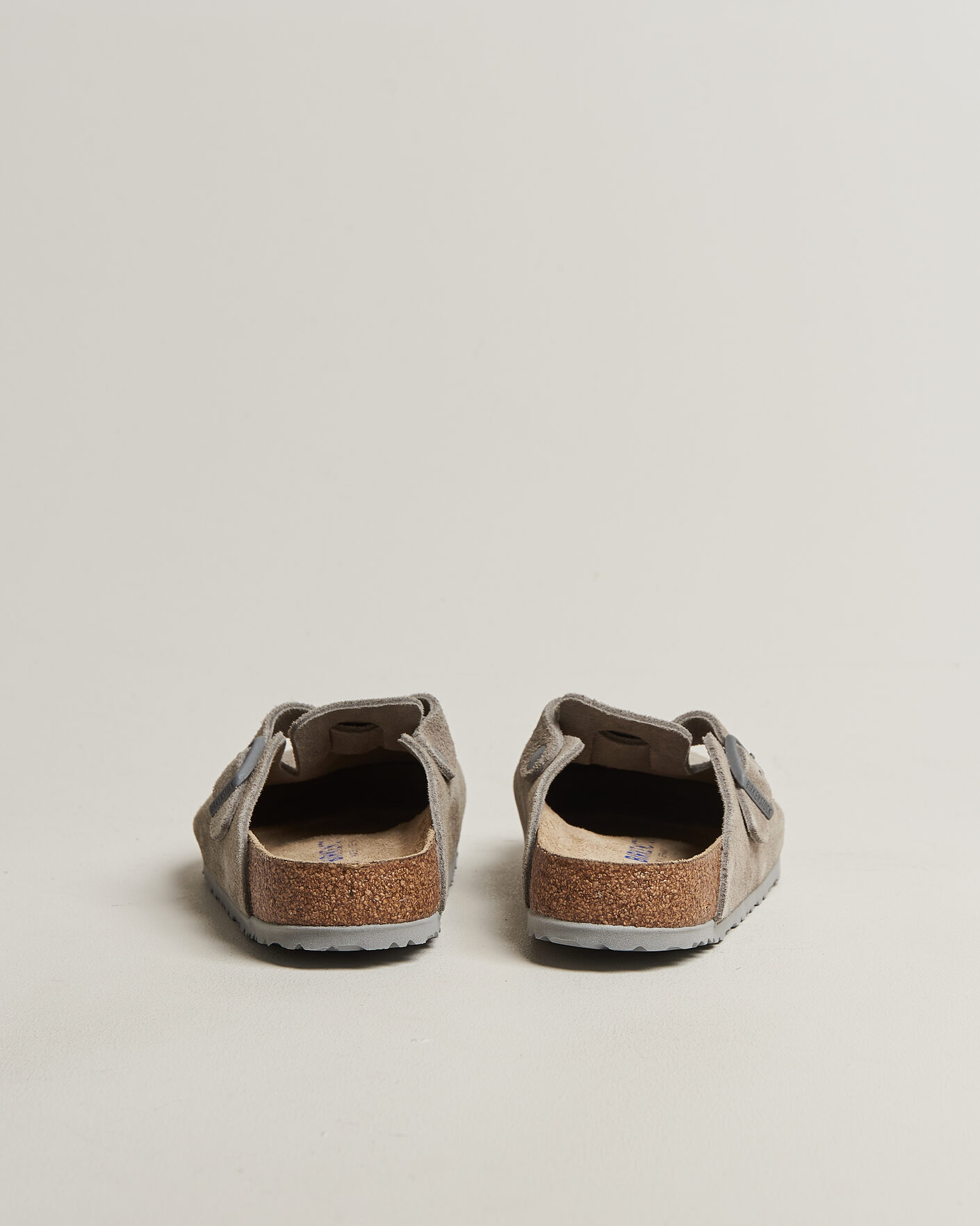 Herr | Sandaler & Tofflor | BIRKENSTOCK | Boston Soft Footbed Stone Coin Suede