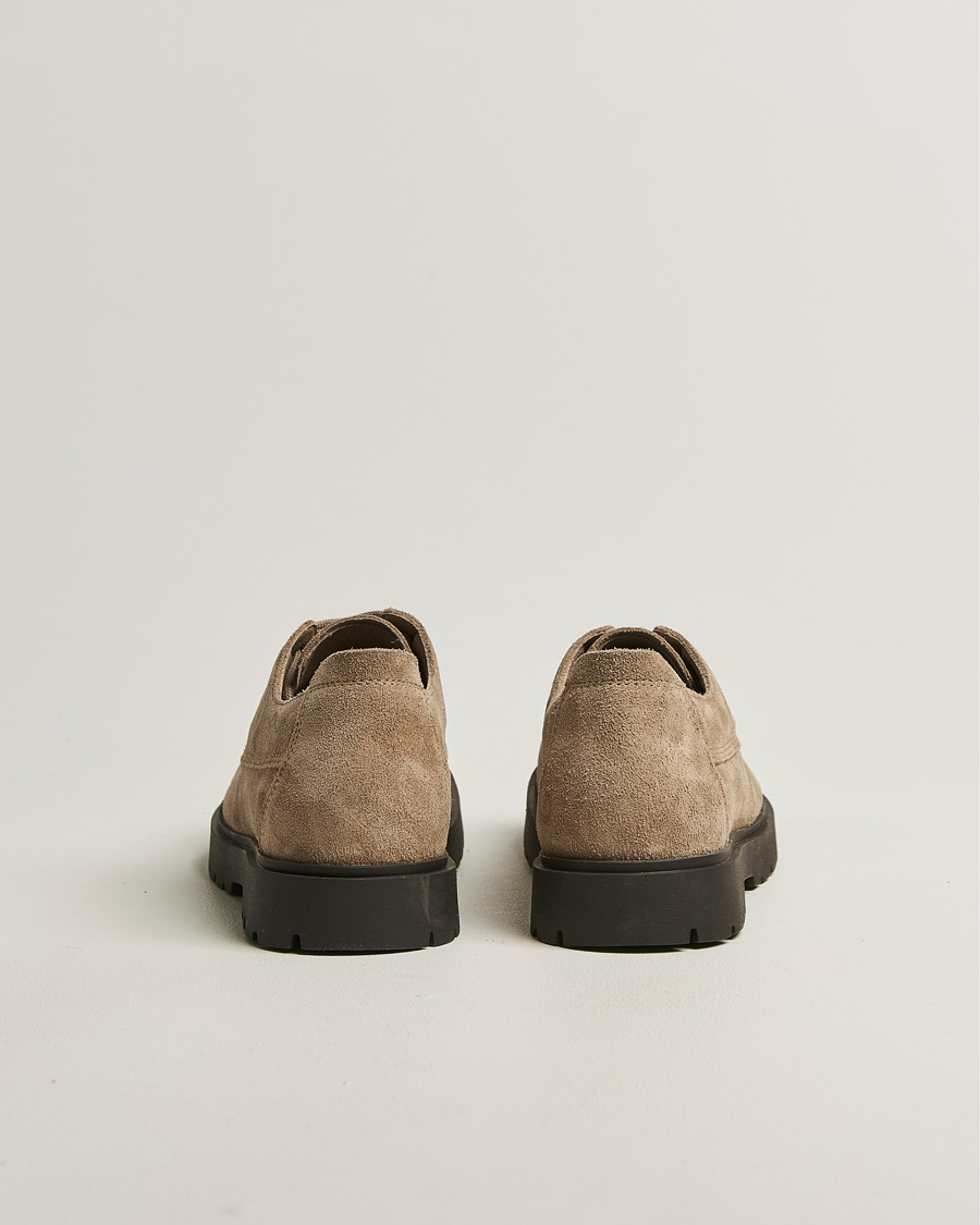 Herr | Oxfords | BIRKENSTOCK | Highwood Moc Lace Gray Taupe Suede