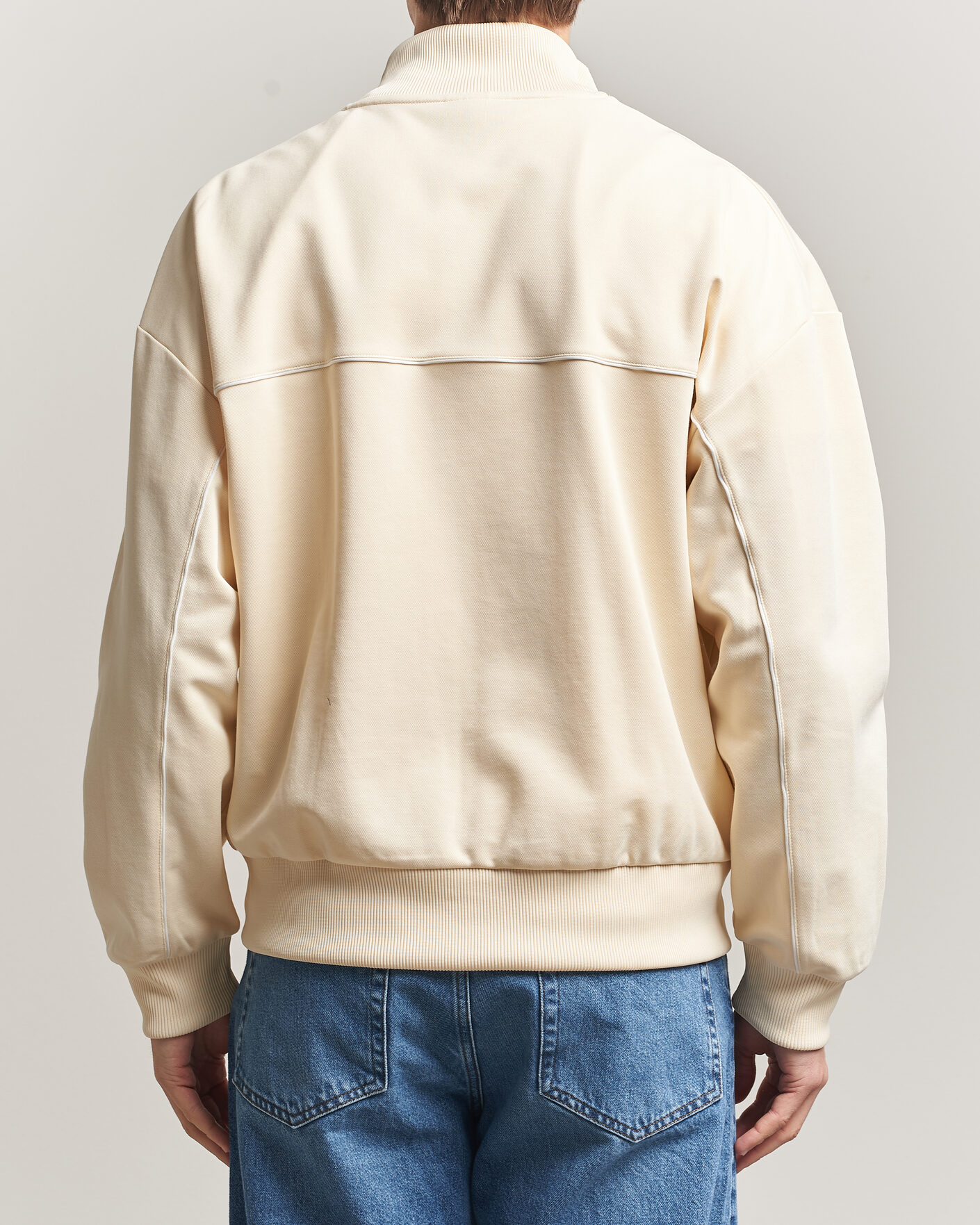 Herr | Tröjor | Lacoste | Piqué Track Jacket Naturel Clair