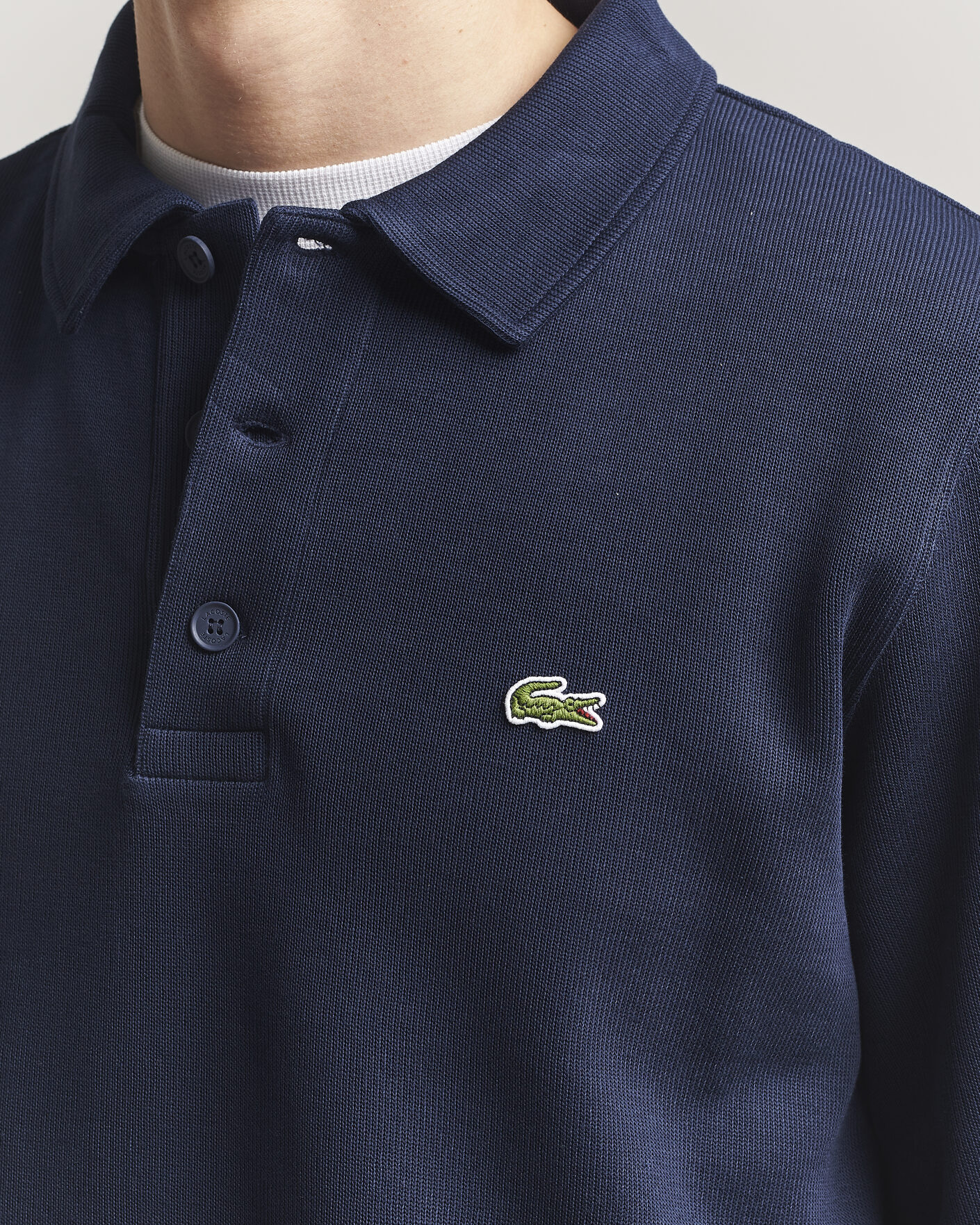 Herr | Tröjor | Lacoste | Polo Sweater Navy Blue