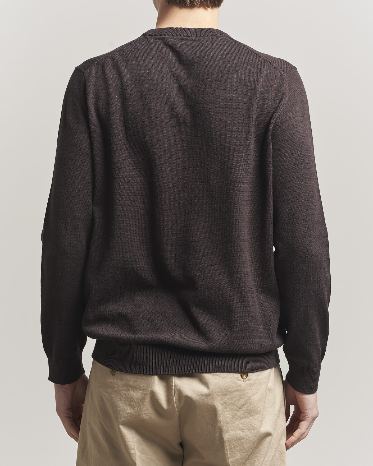 Herr | Tröjor | Lacoste | Cotton Knitted Sweater Buffalo Brown