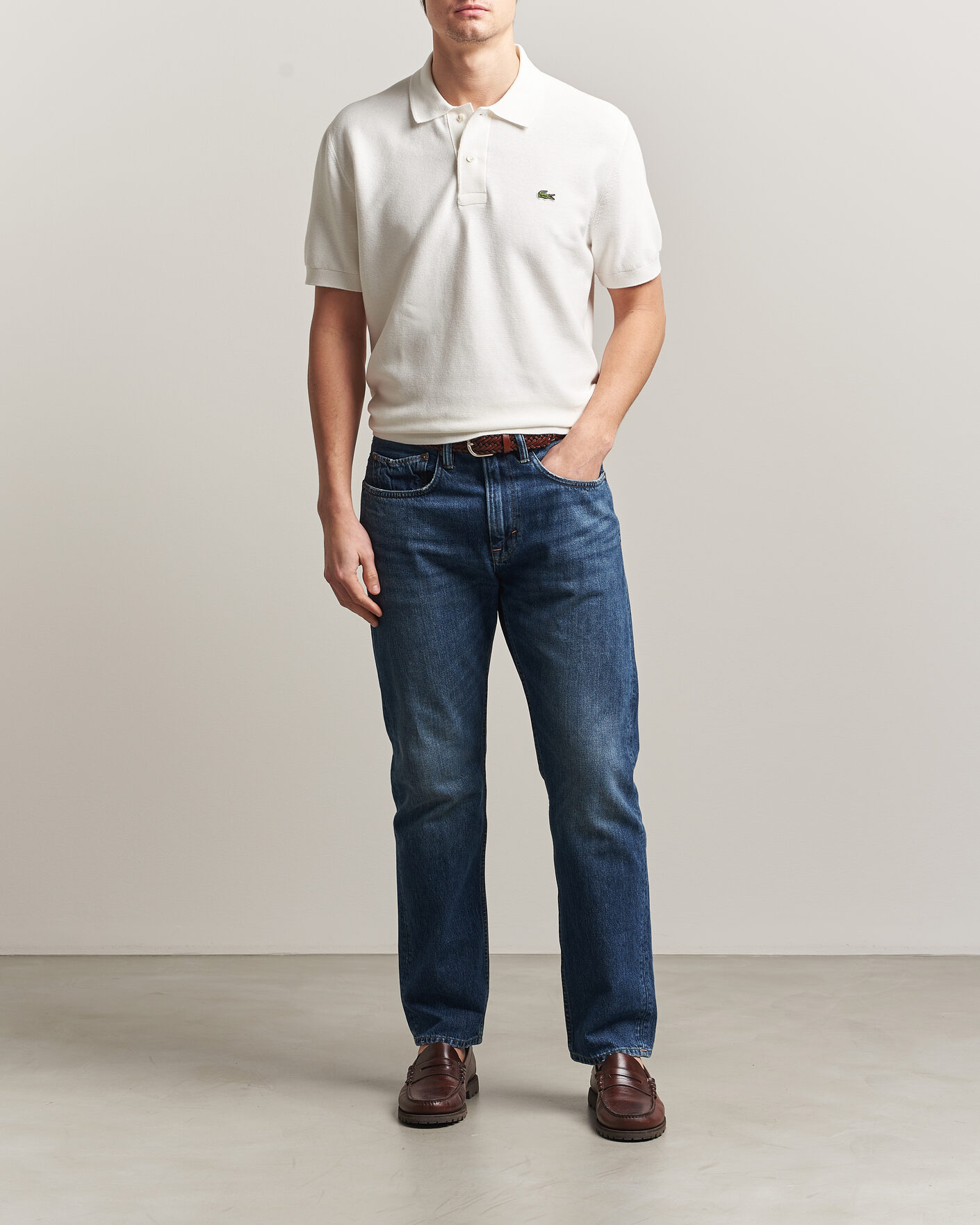 Herr | Pikéer | Lacoste | Cotton Knitted Polo Flour