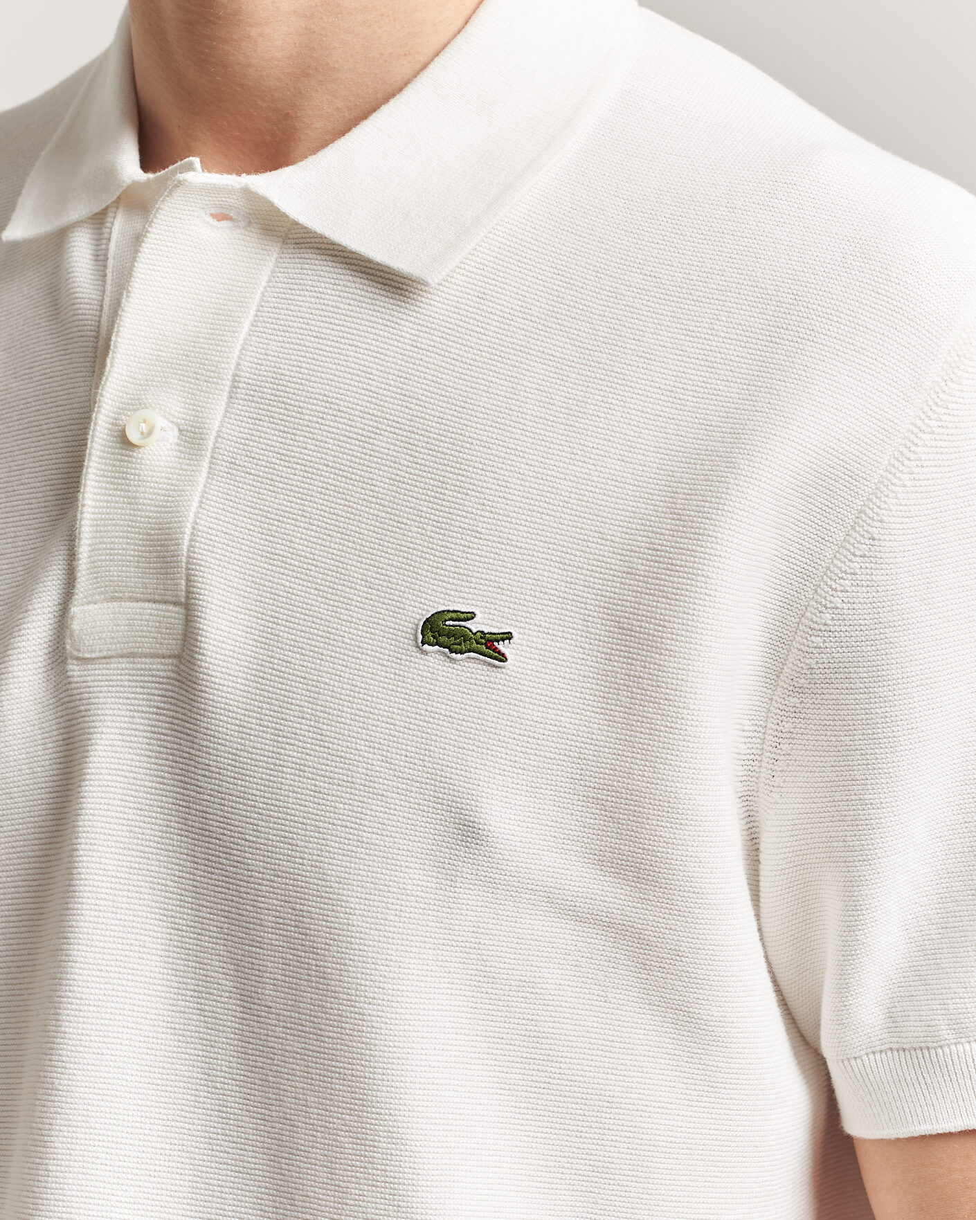 Herr | Pikéer | Lacoste | Cotton Knitted Polo Flour