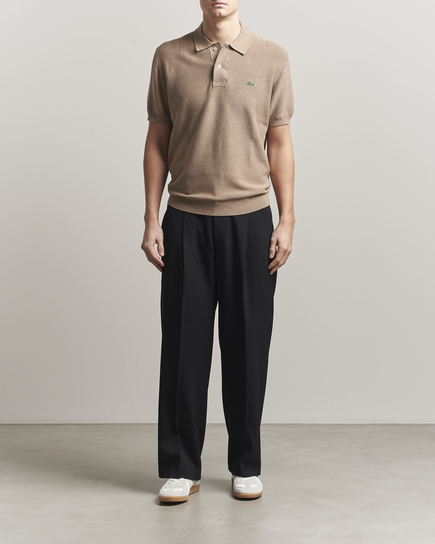 Herr | Pikéer | Lacoste | Cotton Knitted Polo Viennois Heather
