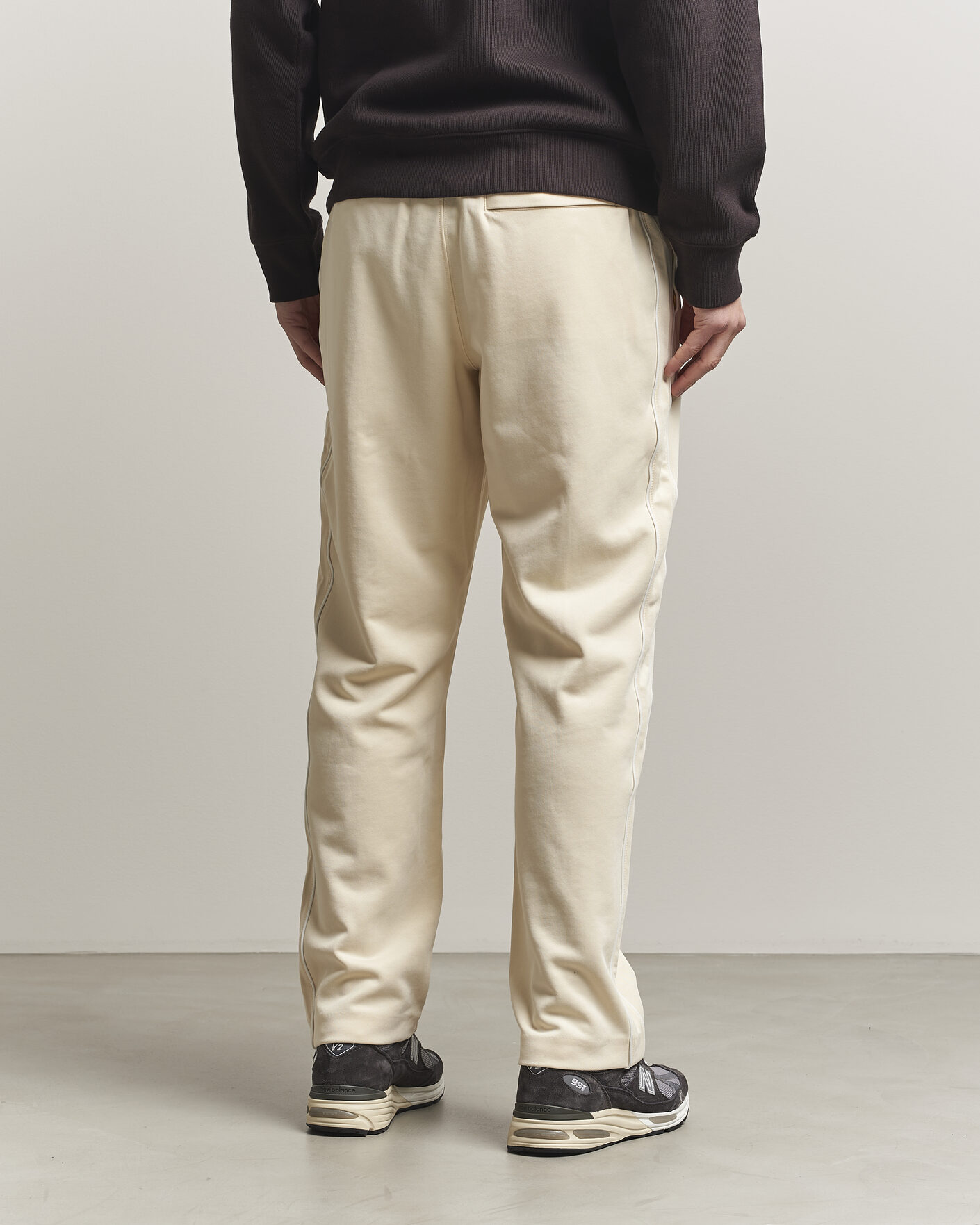 Herr | Byxor | Lacoste | Piqué Track Pants Naturel Clair