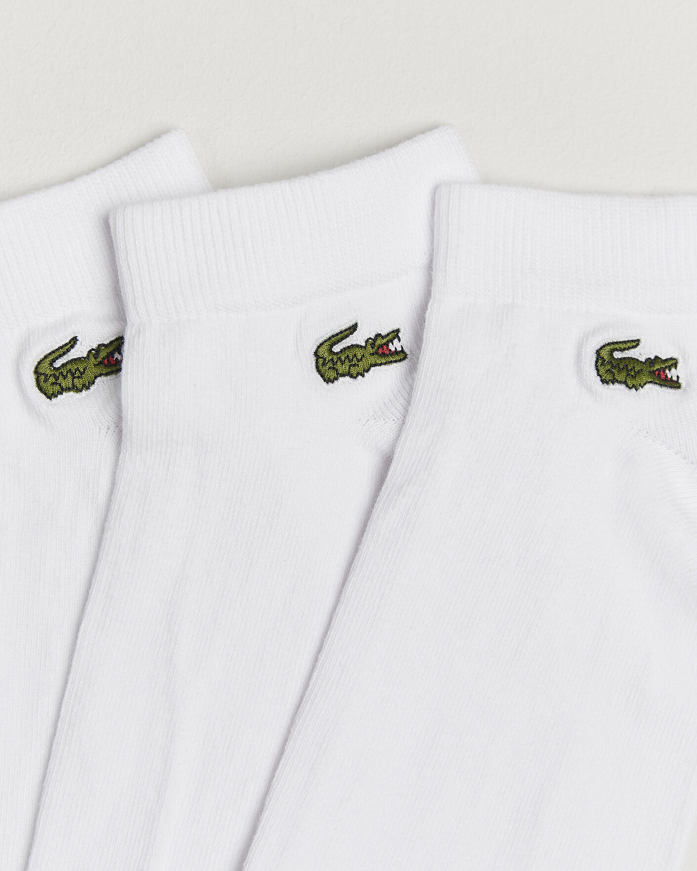 Herr | Underkläder | Lacoste | 3-Pack Short Sport Socks White