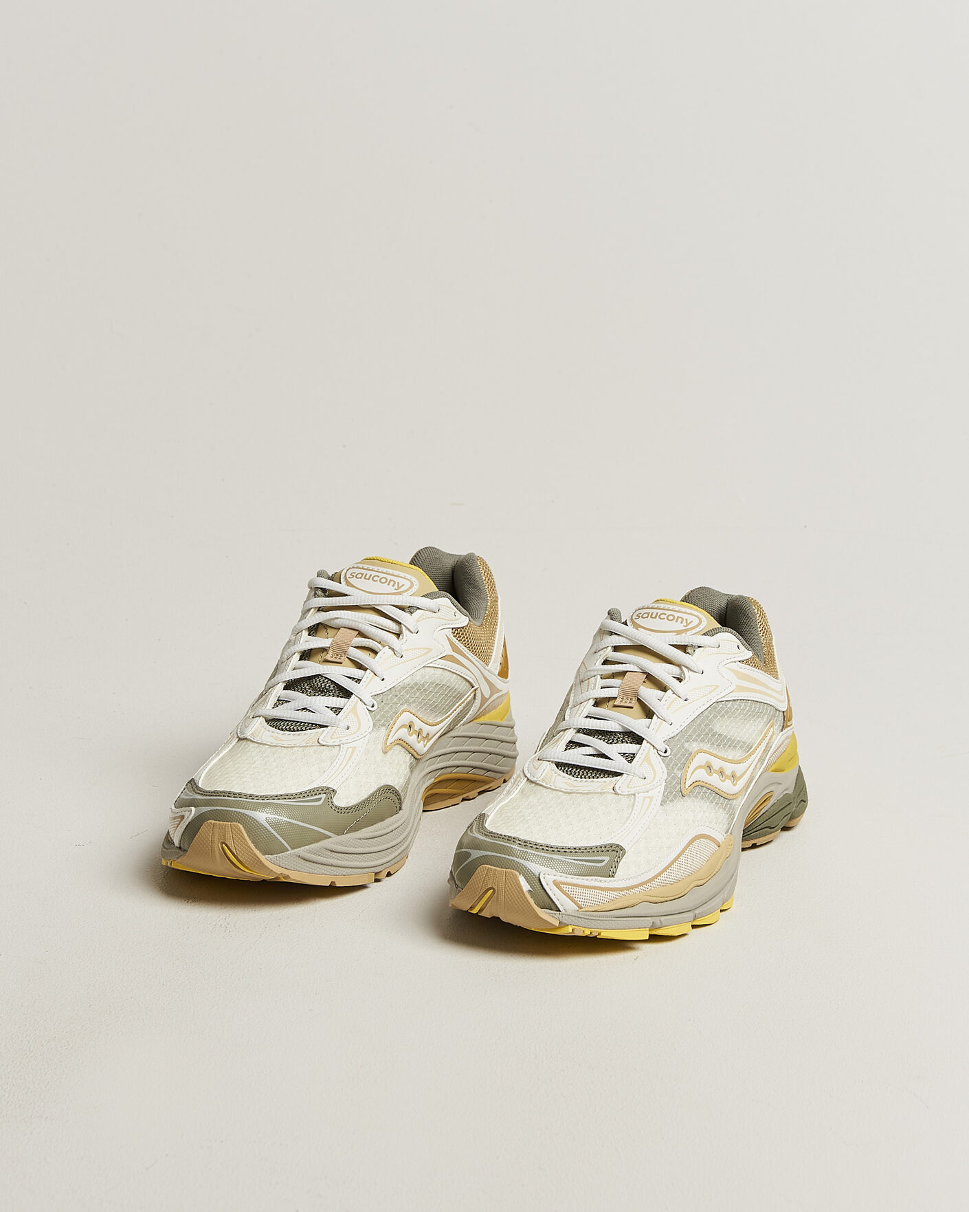 Herr | Sneakers | Saucony | Progrid Omni 9 Ripstop Running Sneaker Ivory/Moss
