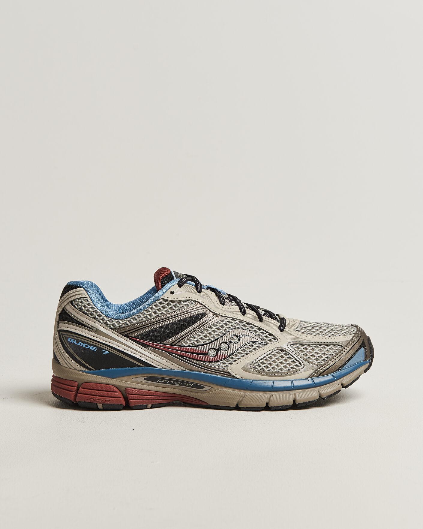 Herr | Sneakers | Saucony | Guide 7 Running Sneaker Taupe/Black