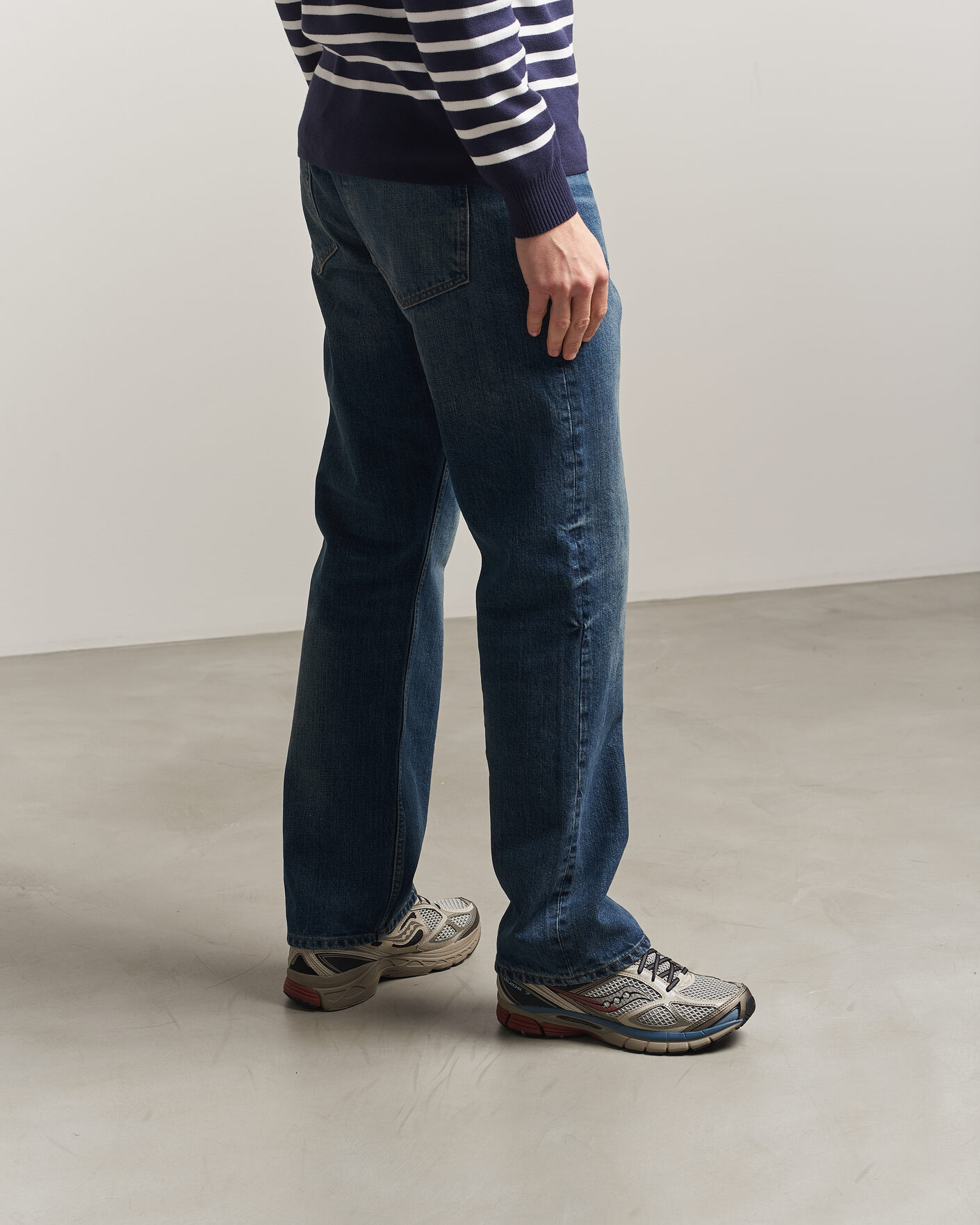 Herr | Sneakers | Saucony | Guide 7 Running Sneaker Taupe/Black