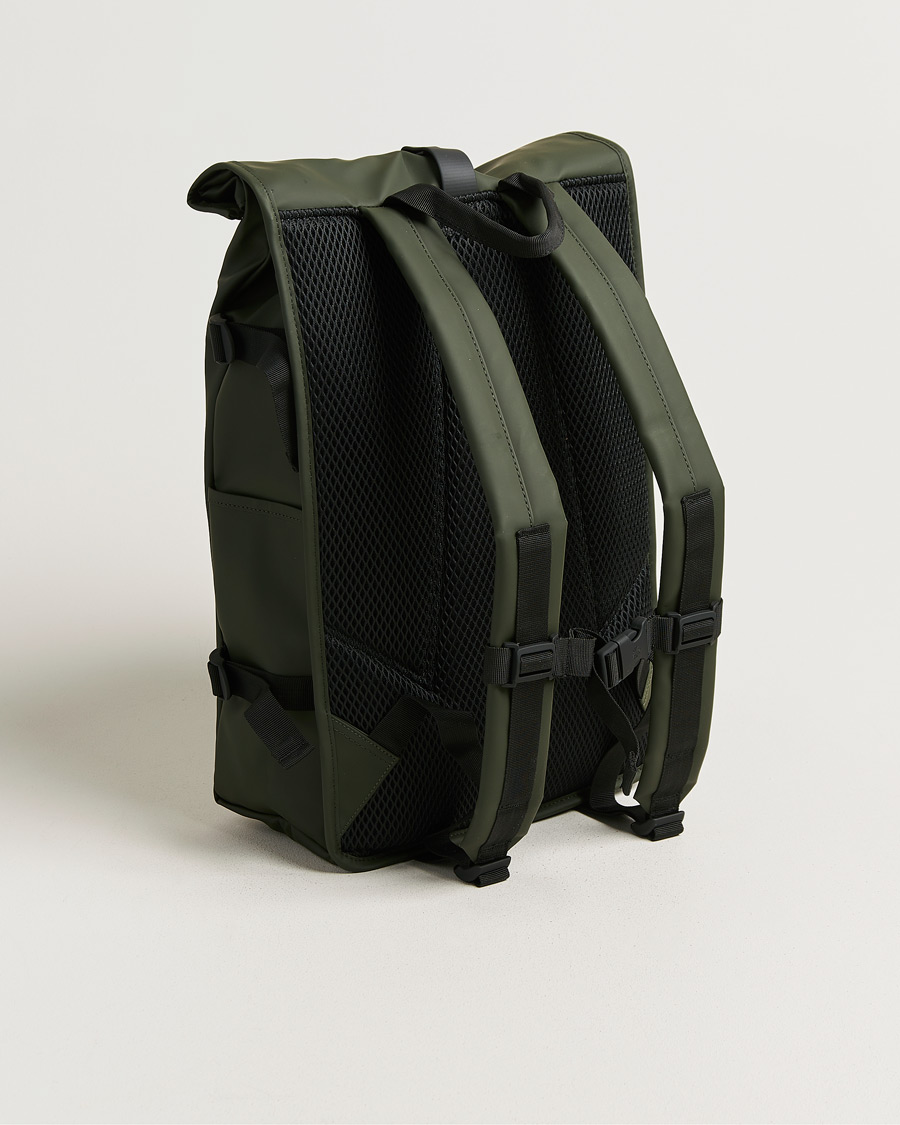 Herr | Väskor | RAINS | Rolltop Large Rucksack Green