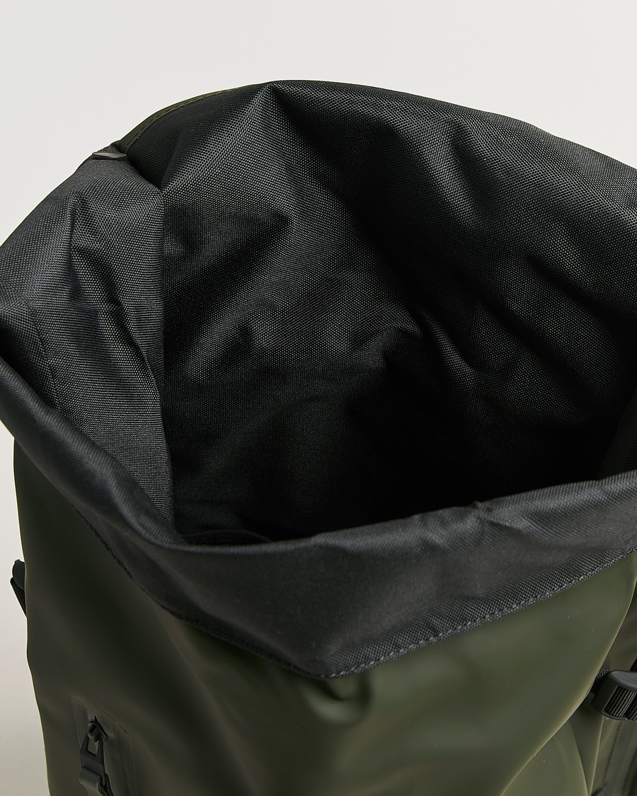 Herr | Väskor | RAINS | Rolltop Large Rucksack Green
