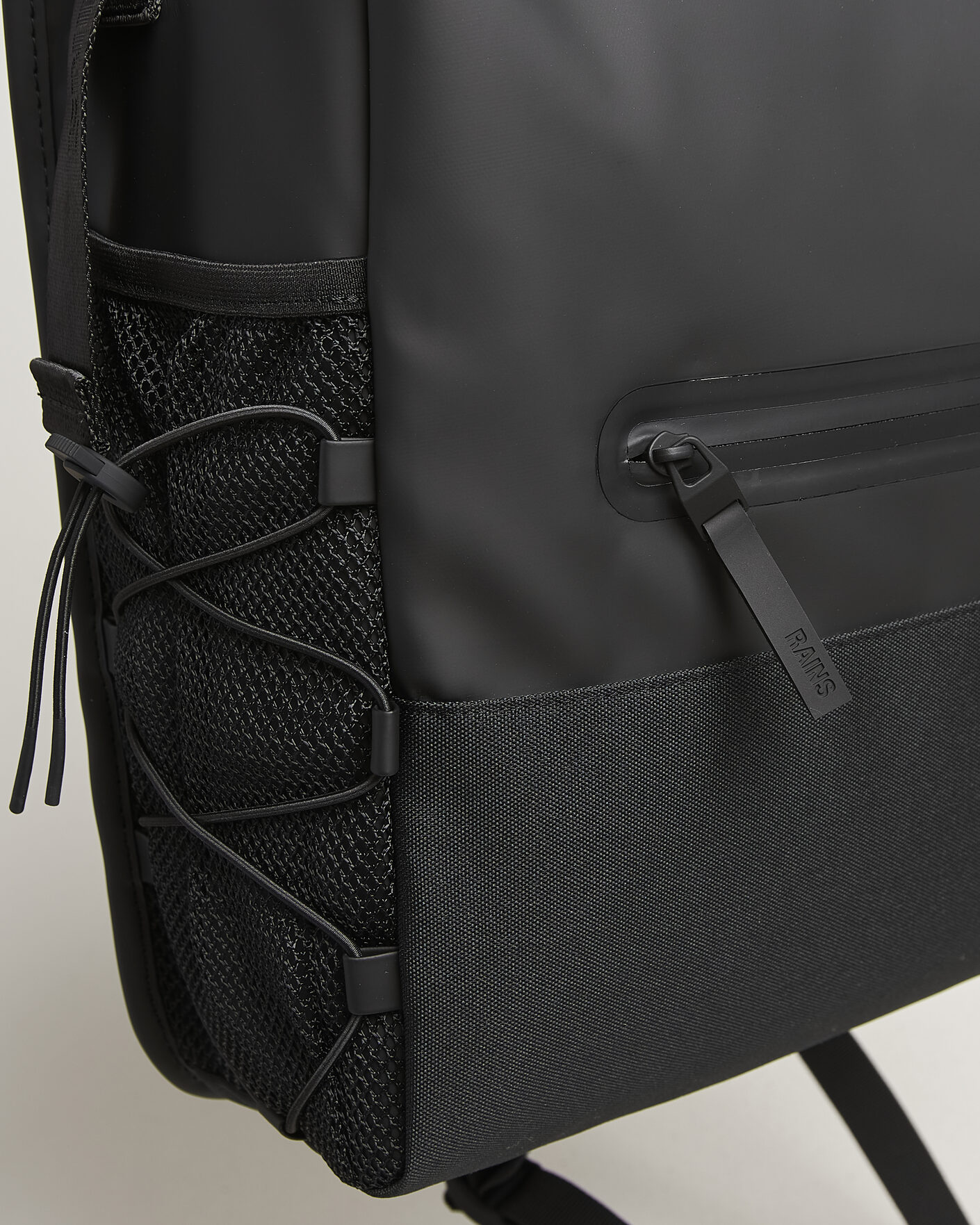 Herr | Väskor | RAINS | Trail Mountaineer Rolltop Backpack Black