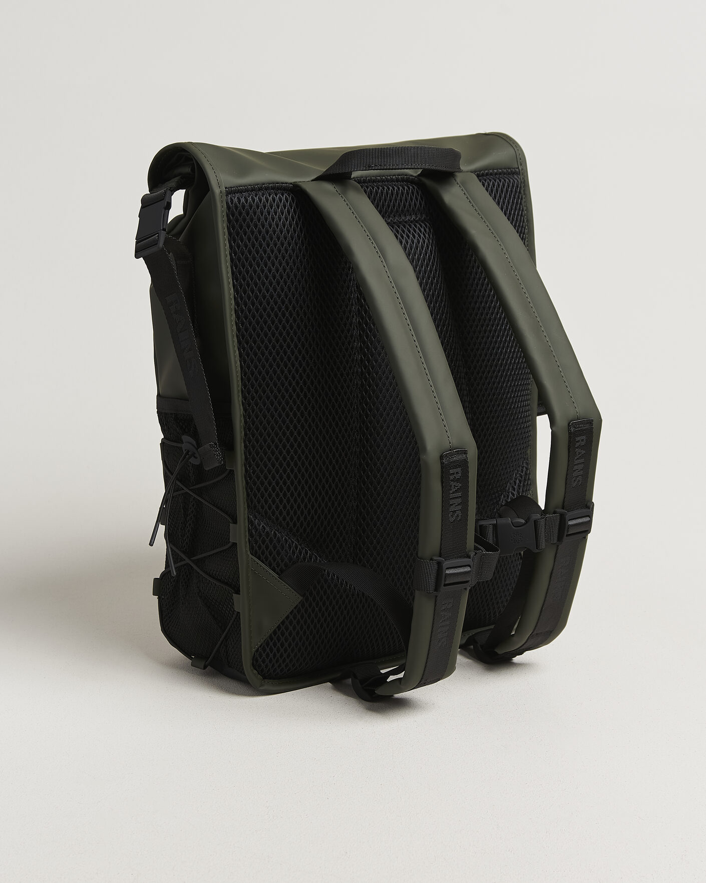Herr | Väskor | RAINS | Trail Mountaineer Rolltop Backpack Green